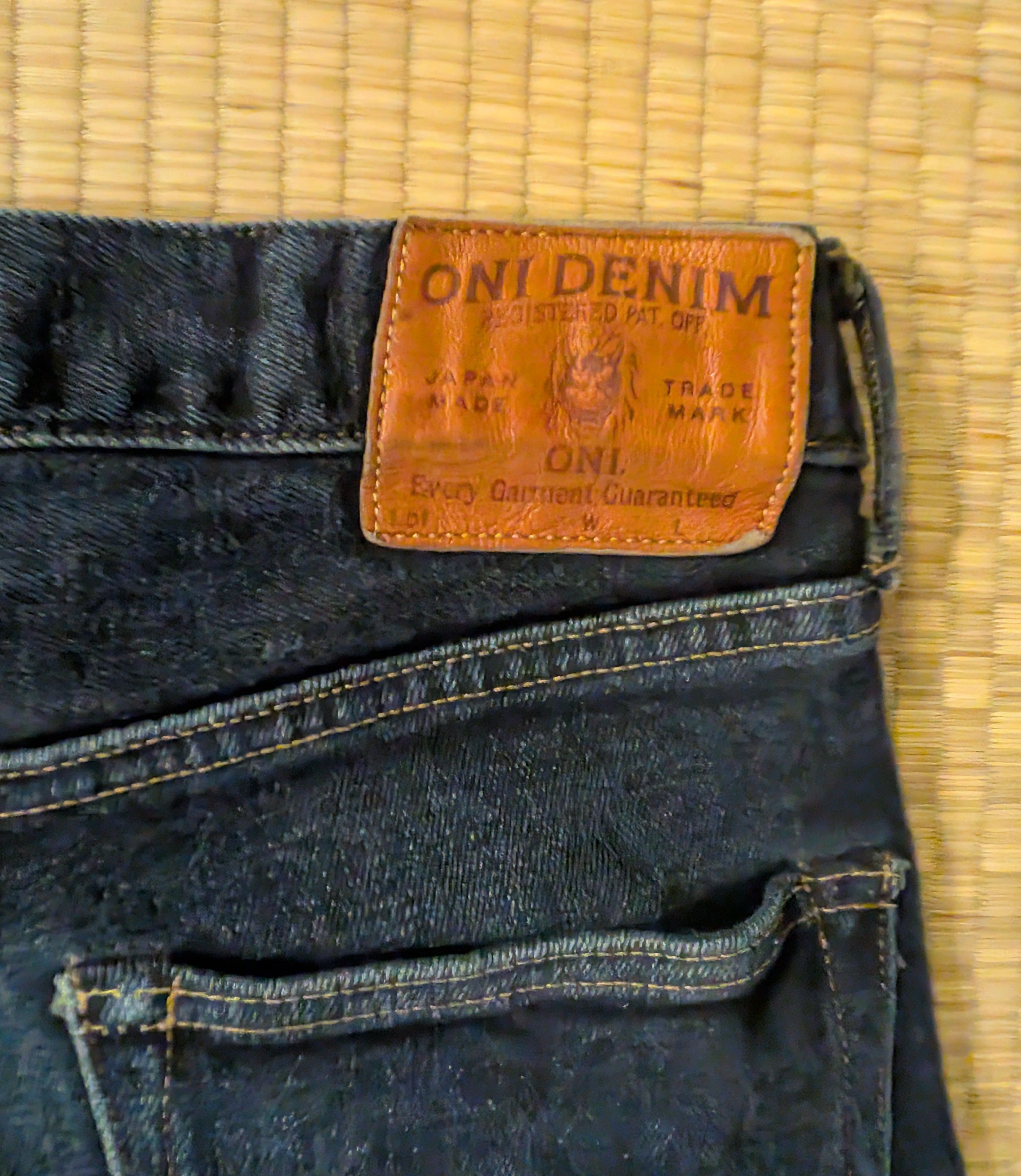 Oni Oni ONI-122S Stretch Selvedge Denim Jeans Made in Japan Size US 30 / EU 46 - 6 Thumbnail