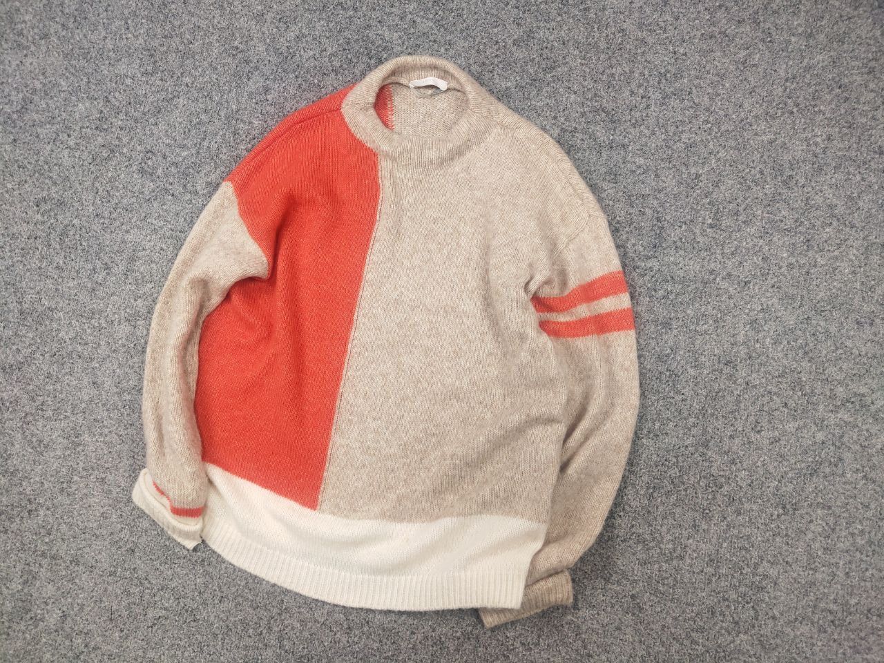 Hugo Boss Hugo Boss Alpaca Wool Blend loose sweater with colorful Size S / US 4 / IT 40 - 7 Thumbnail