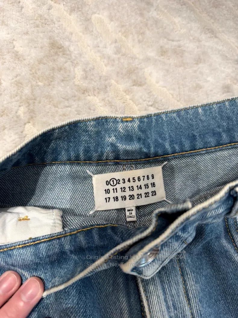 Maison Margiela Maison Margiela Cut jeans with a knife Size 27" / US 4 / IT 40 - 2 Thumbnail