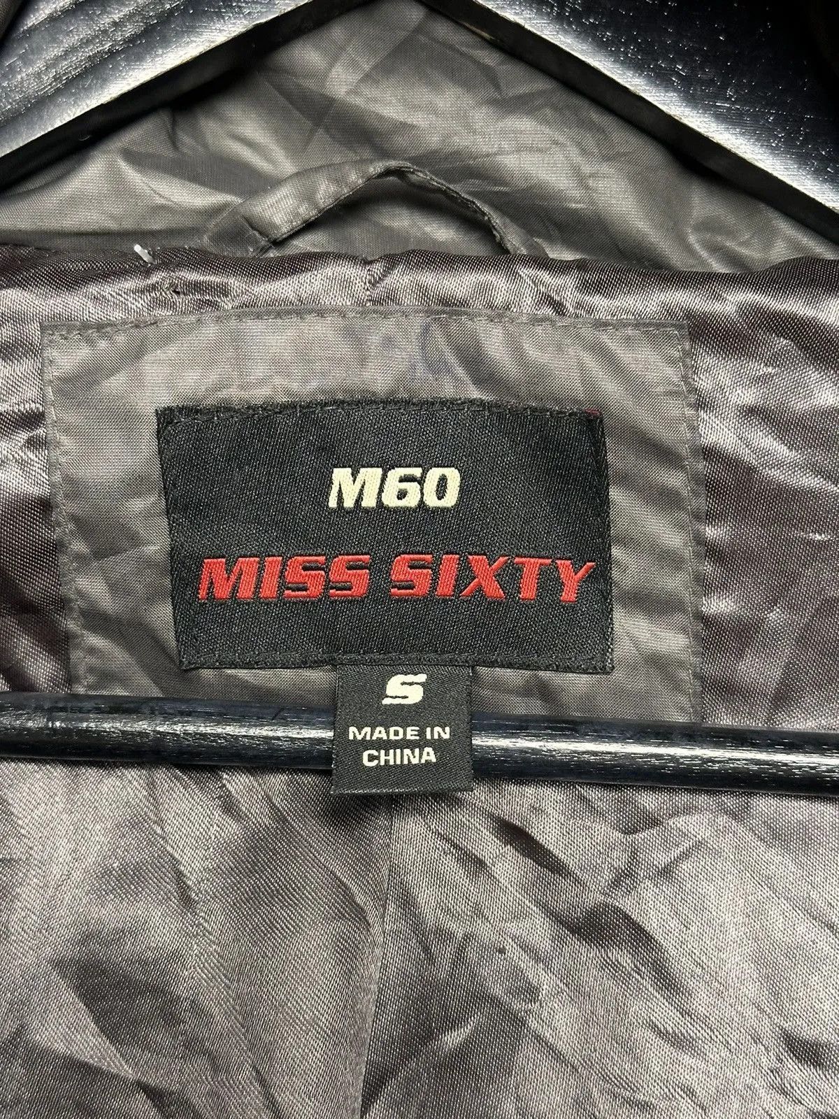 Hysteric Glamour Jacket Grey Vintage Miss Sixty Militare Fur Hood Y2K Style Size S / US 4 / IT 40 - 6 Thumbnail