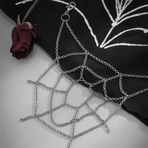 Jewelry Y2K Unisex Spider Web Key Chain Size ONE SIZE - 3 Thumbnail