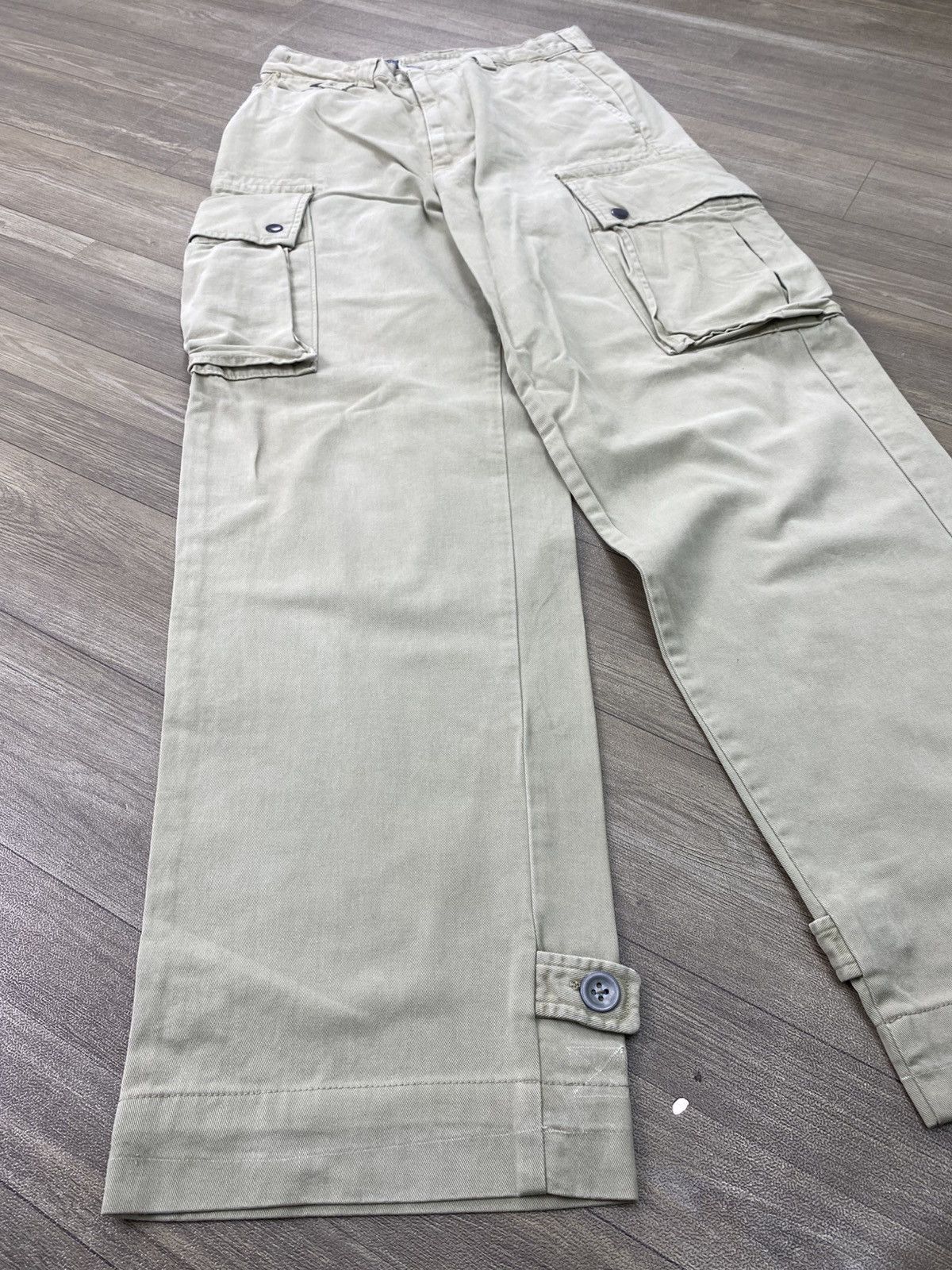 Polo Ralph Lauren Vintage Polo Ralph Lauren Baggy Military 3D Cargo Pants Size US 27 - 3 Thumbnail