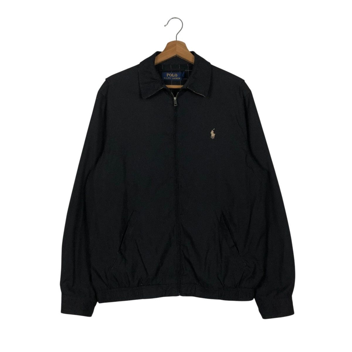 Polo Ralph Lauren 🔥RICH BLACK VINTAGE BOMBER JACKET POLO RALPH LAUREN BLANKET Size US S / EU 44-46 / 1 - 4 Thumbnail