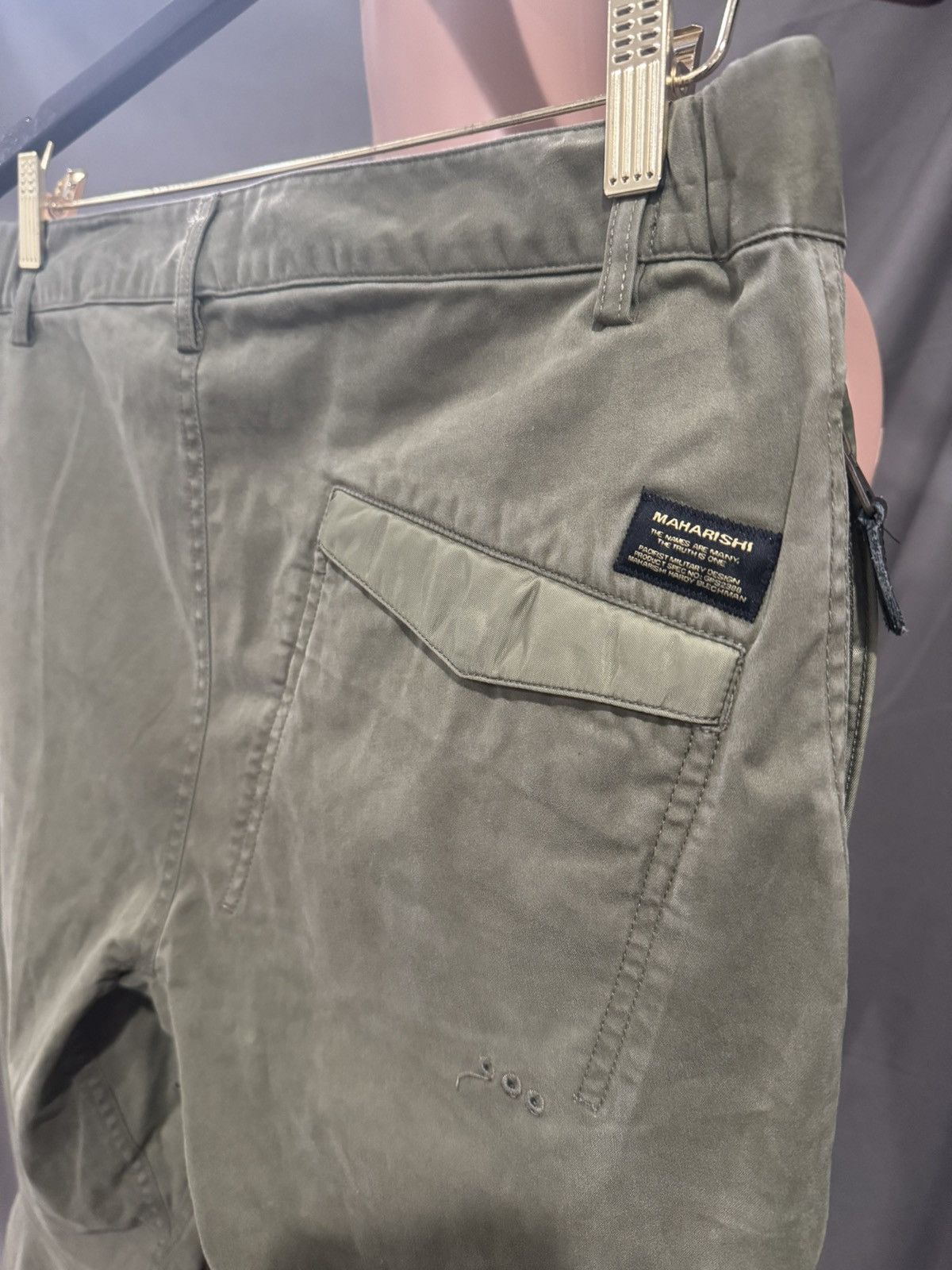 Maharishi Vintage Maharishi Olive Pants size Medium Size US 32 / EU 48 - 15 Thumbnail