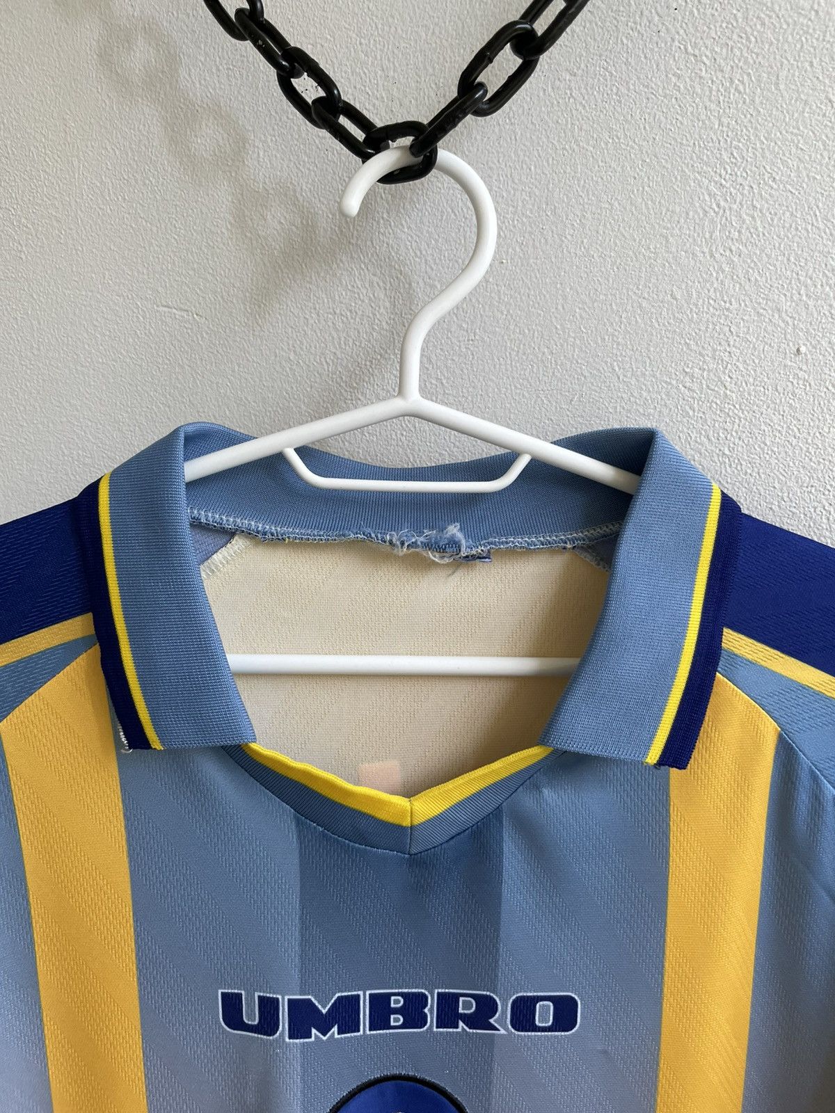 Vintage Chelsea 1995 1996 1997 #9 Viali Football Soccer Jersey Shirt Size US L / EU 52-54 / 3 - 13 Thumbnail