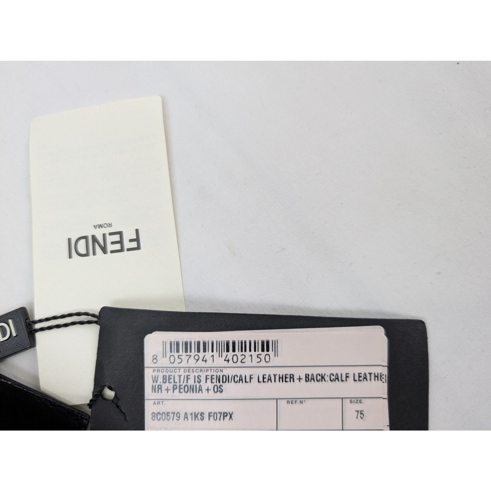 Fendi o1rshd1 Size: 75 / Women Reversible Belt Calf Leather Size ONE SIZE - 17 Thumbnail
