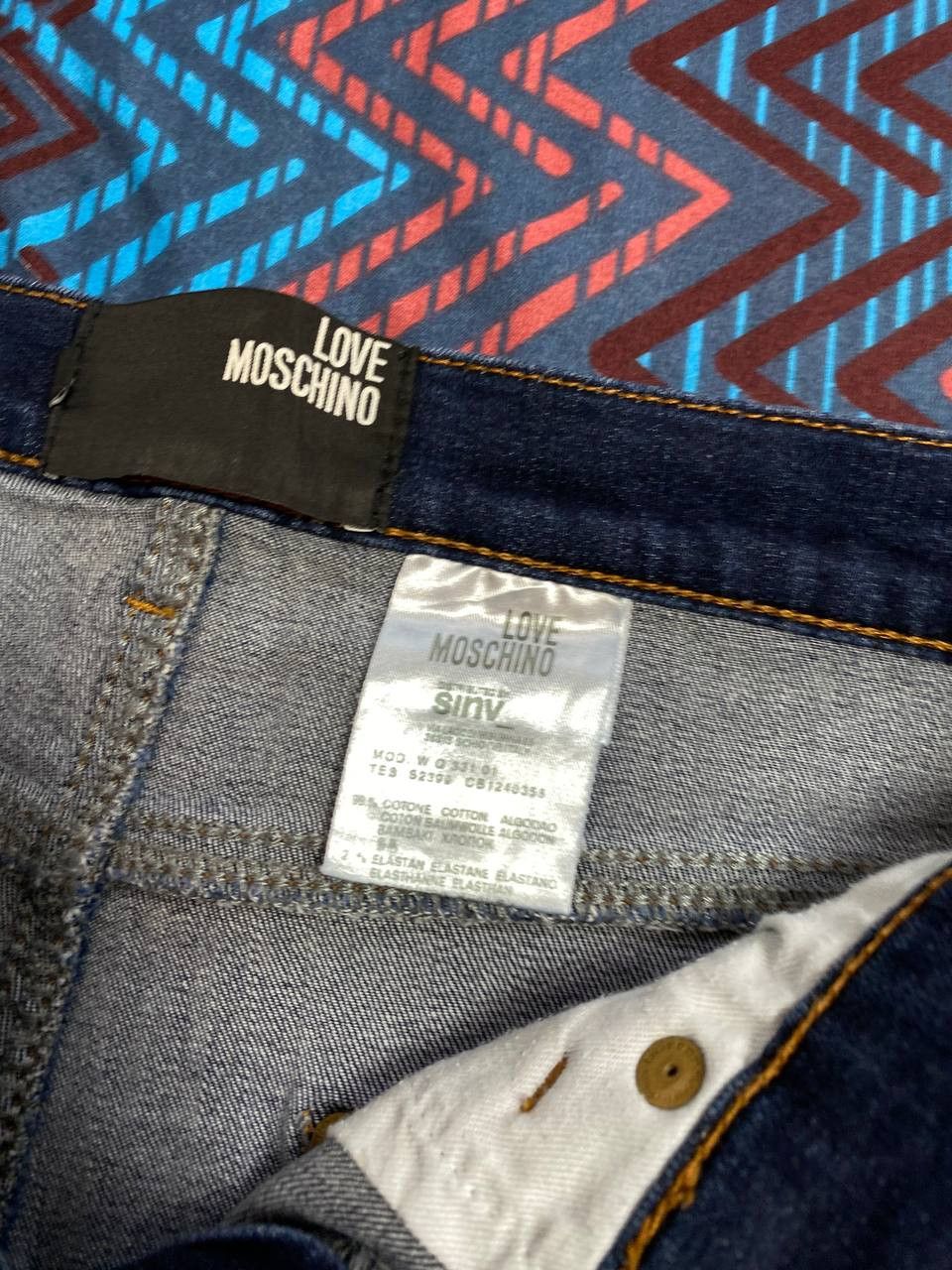 Vintage Moschino Slim Straight denim jeans