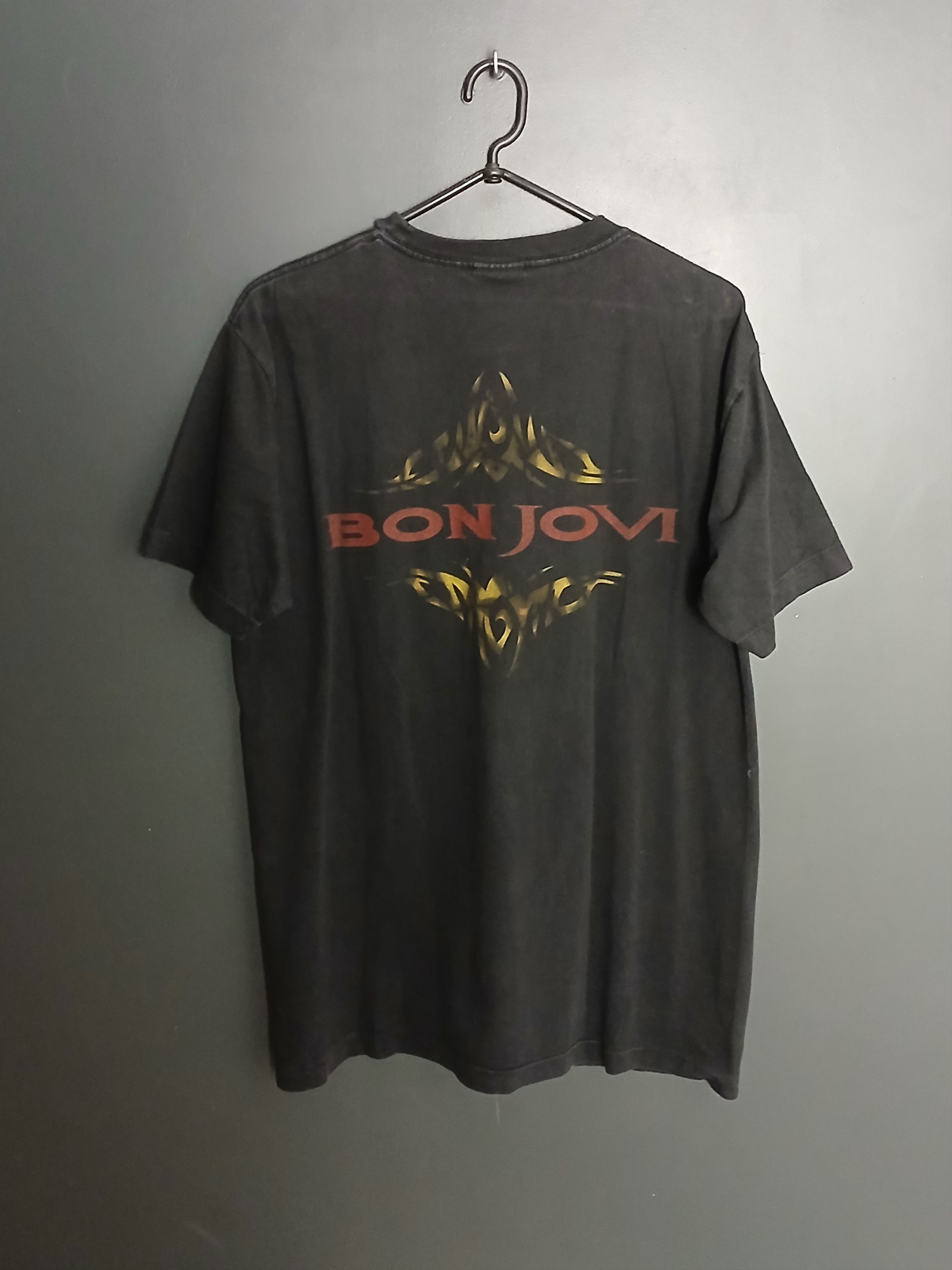 Band Tees × Bon Jovi × Vintage Vintage Bon Jovi Single Stitch T-Shirt Size US L / EU 52-54 / 3 - 2 Thumbnail