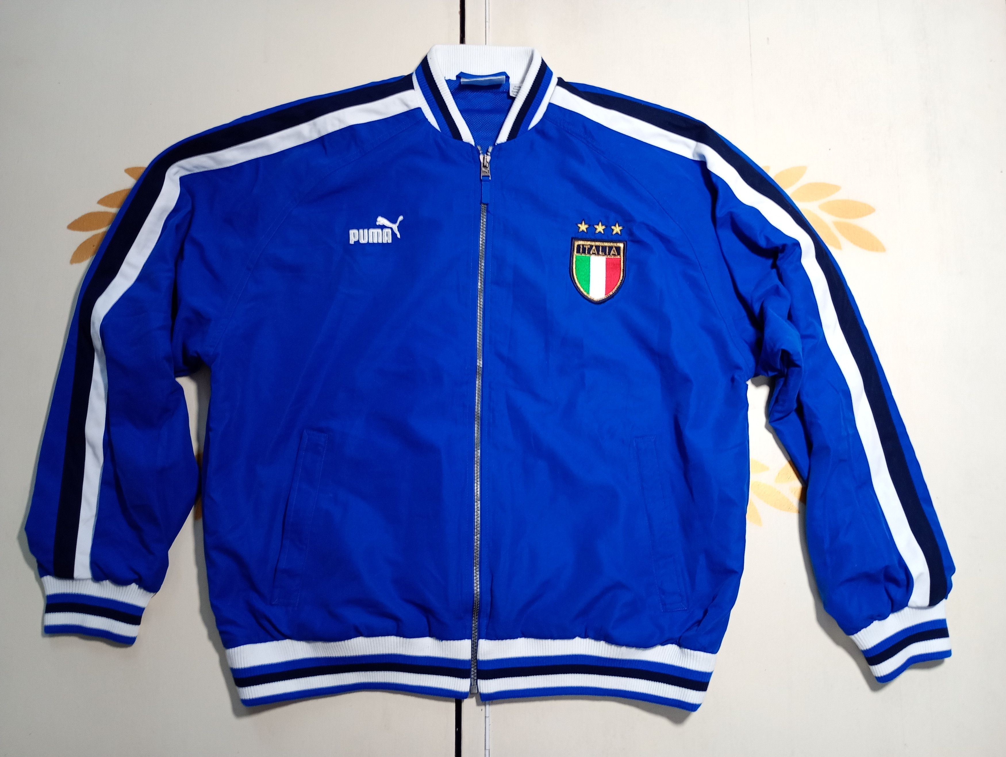 Puma Puma Italy Team TrackTop Jacket Vintage 2003-2004 Size US L / EU 52-54 / 3 - 1 Thumbnail