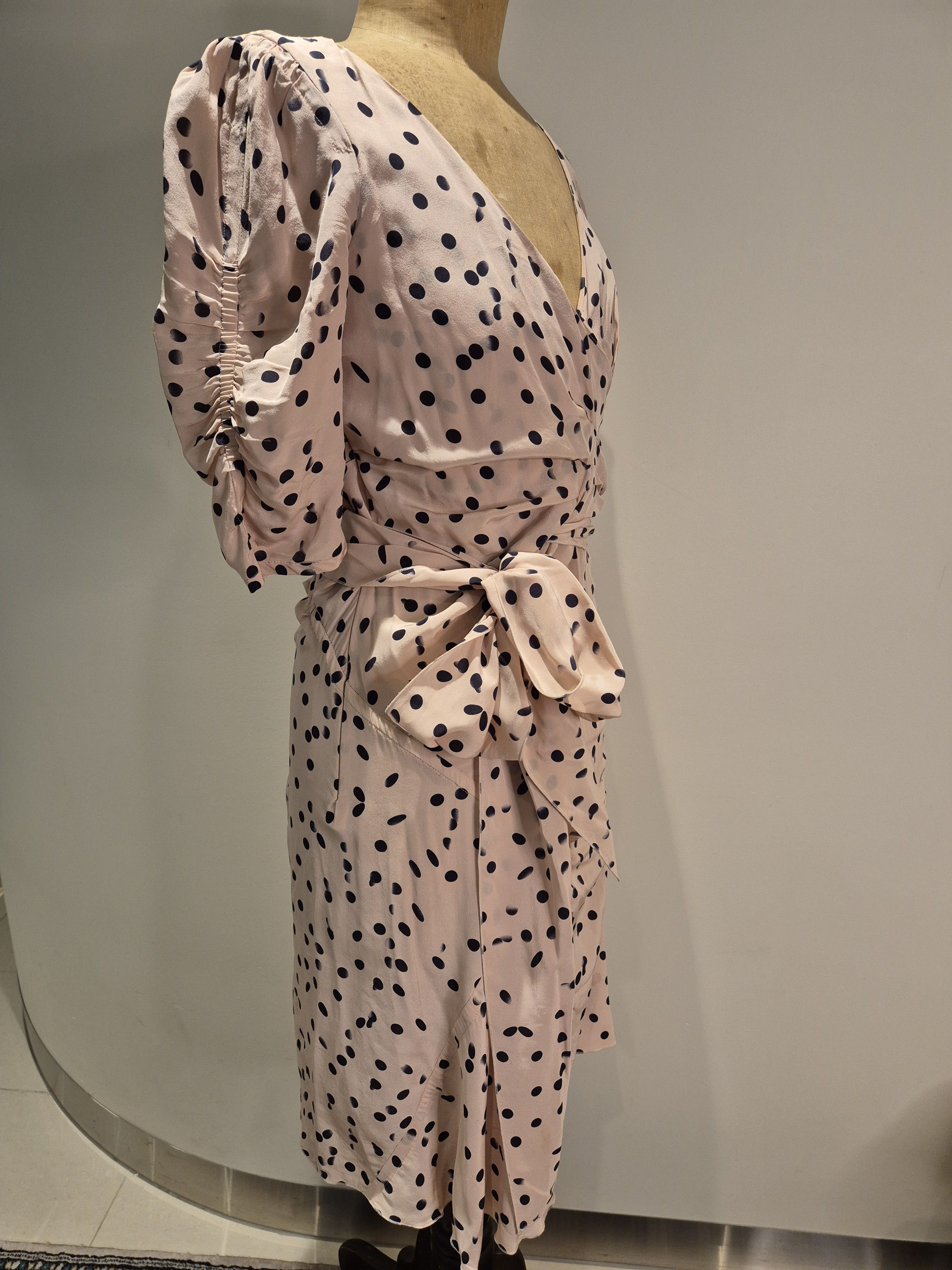 Sonia Rykiel Sonia Rykiel archive pink silk wrap bodice dress Size XS / US 0-2 / IT 36-38 - 4 Thumbnail