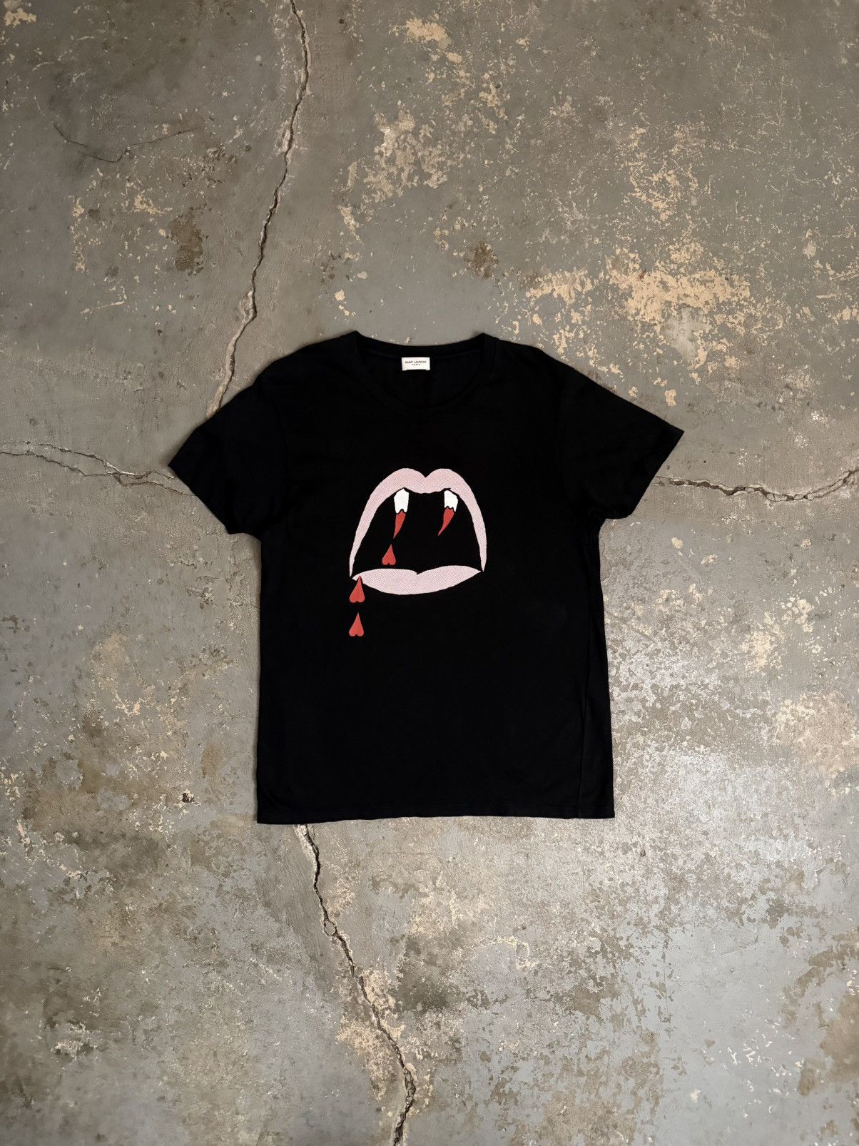 saint laurent paris 2015 ブラッドラスター　tシャツ 楽天市場】SAINT LAURENT PARIS ブラッドラスターTシャツ ブラック
