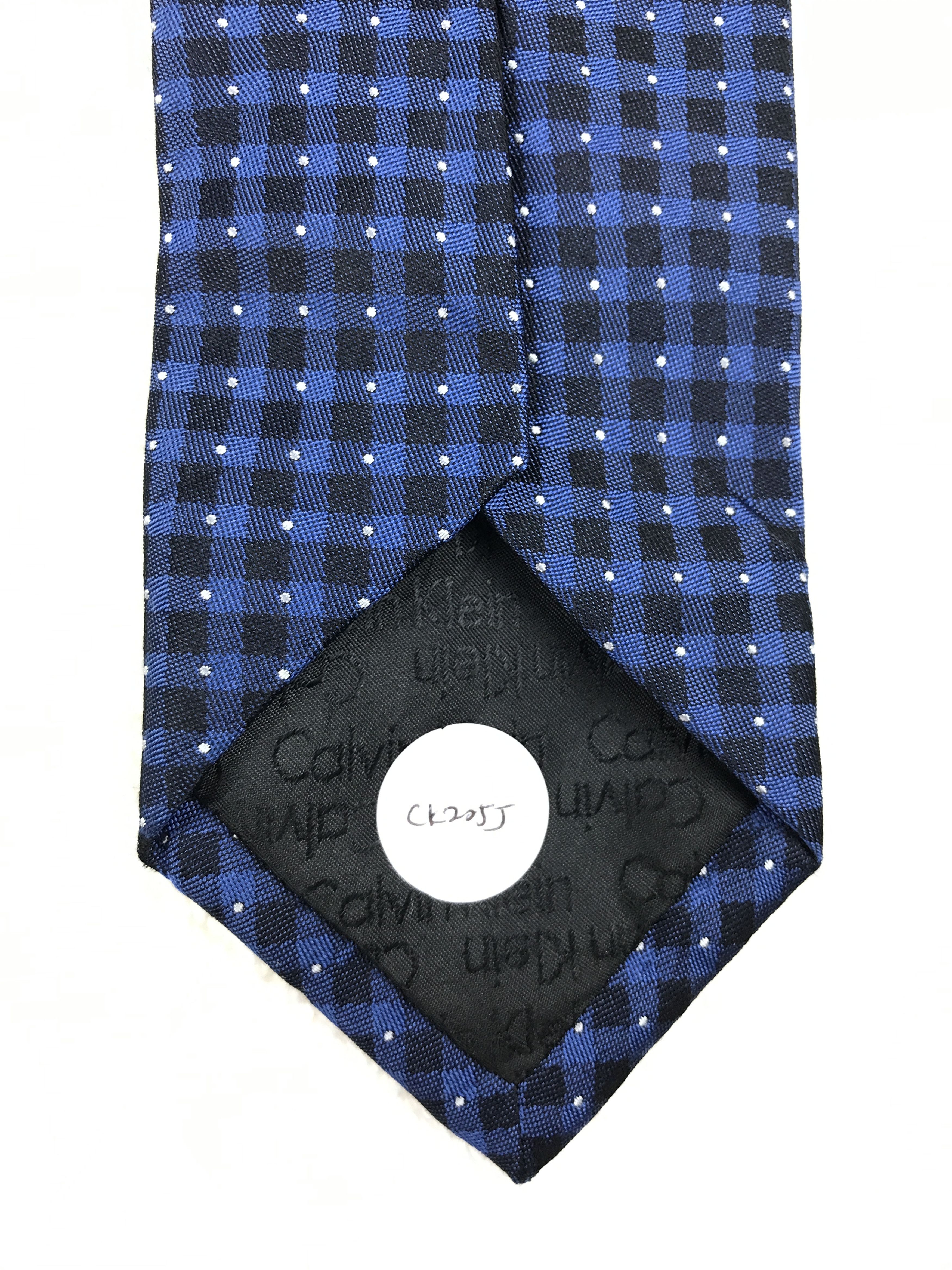 Calvin Klein × Designer × Vintage Vintage Calvin Klein Silk Necktie Size ONE SIZE - 9 Thumbnail