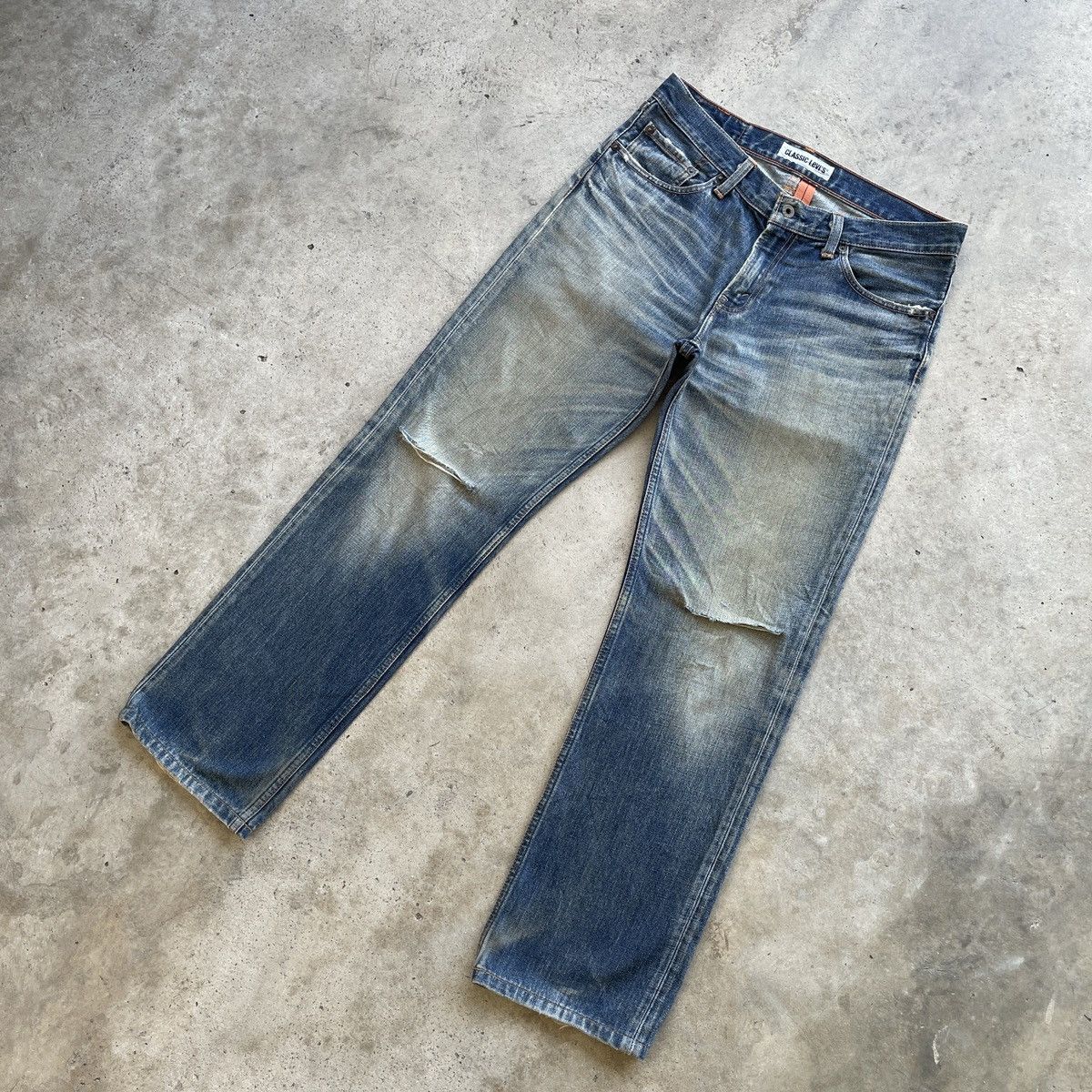Levi's Vintage Levi’s 502 RUSTY Faded Distressed Jeans Denim Pants Size US 32 / EU 48 - 2 Thumbnail