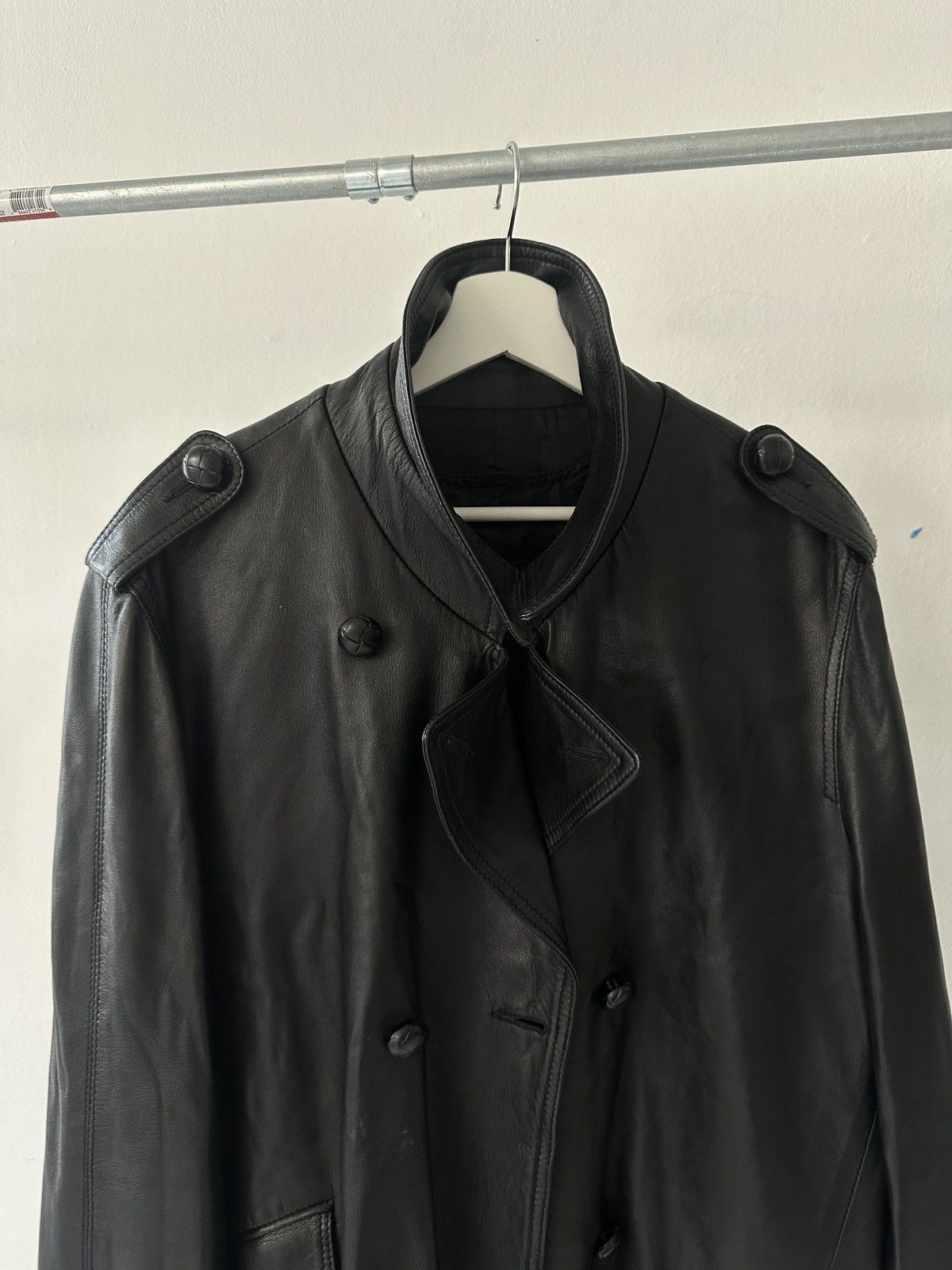 Maison Margiela Rare Maison Martin Margiela Archival 2005 FW Leather Trench, Size US M / EU 48-50 / 2 - 9 Thumbnail