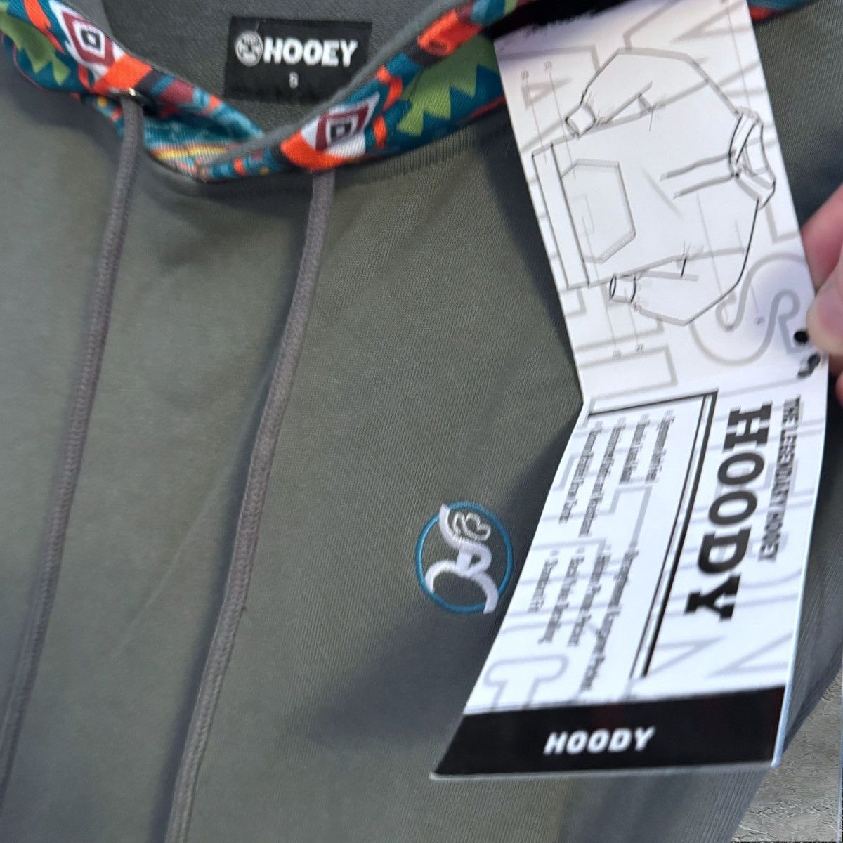 Other •NWT• HOOEY "Roughy Summit" Roughy Charcoal Hoody • Small Size US S / EU 44-46 / 1 - 7 Thumbnail