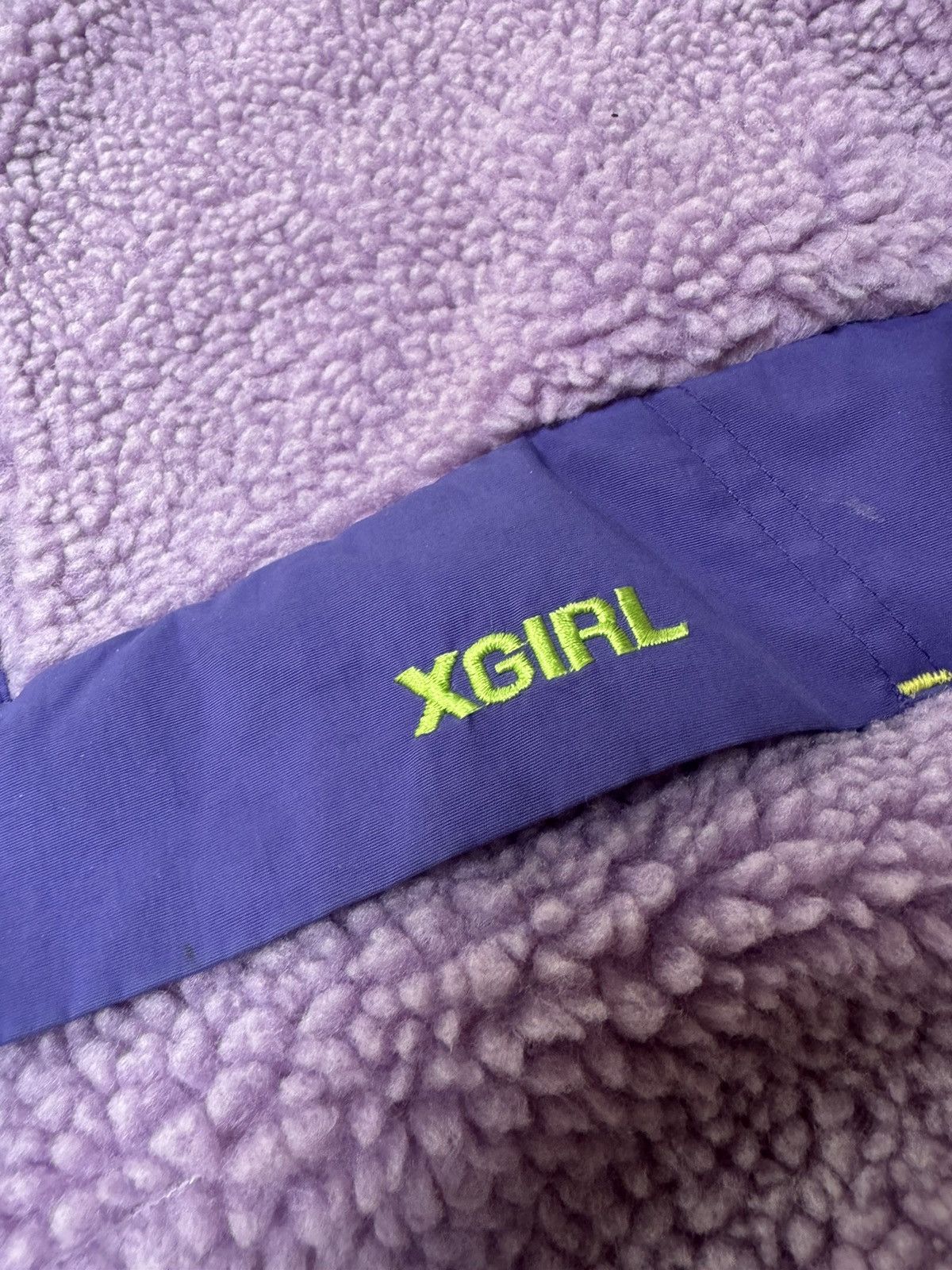 X-Girl AMAZING RARE VINTAGE X-GIRL SAMPLE PURPLE WOOL ANORAK Size S / US 4 / IT 40 - 4 Thumbnail