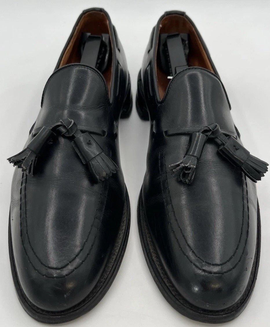 Allen Edmonds Allen Edmonds GRAYSON Black Leather Tassel Loafers Size 9AAA Size US 9 / EU 42 - 2 Thumbnail