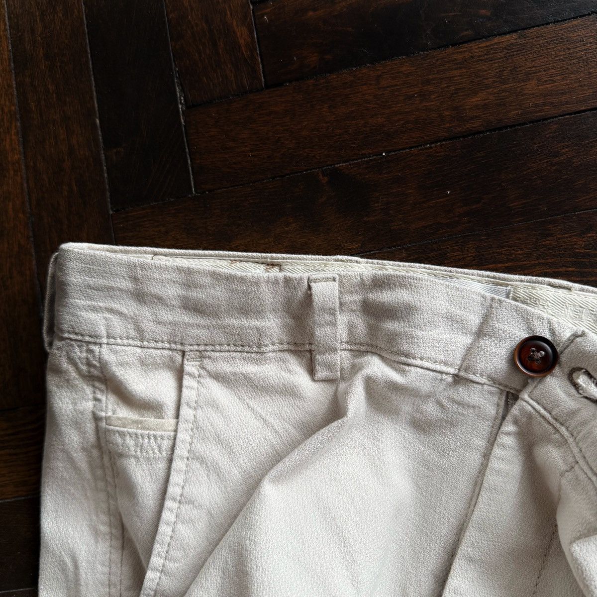 Jack & Jones Jack & Jones Mens Beige Cream Chino Trousers Pants Size US 31 - 9 Thumbnail