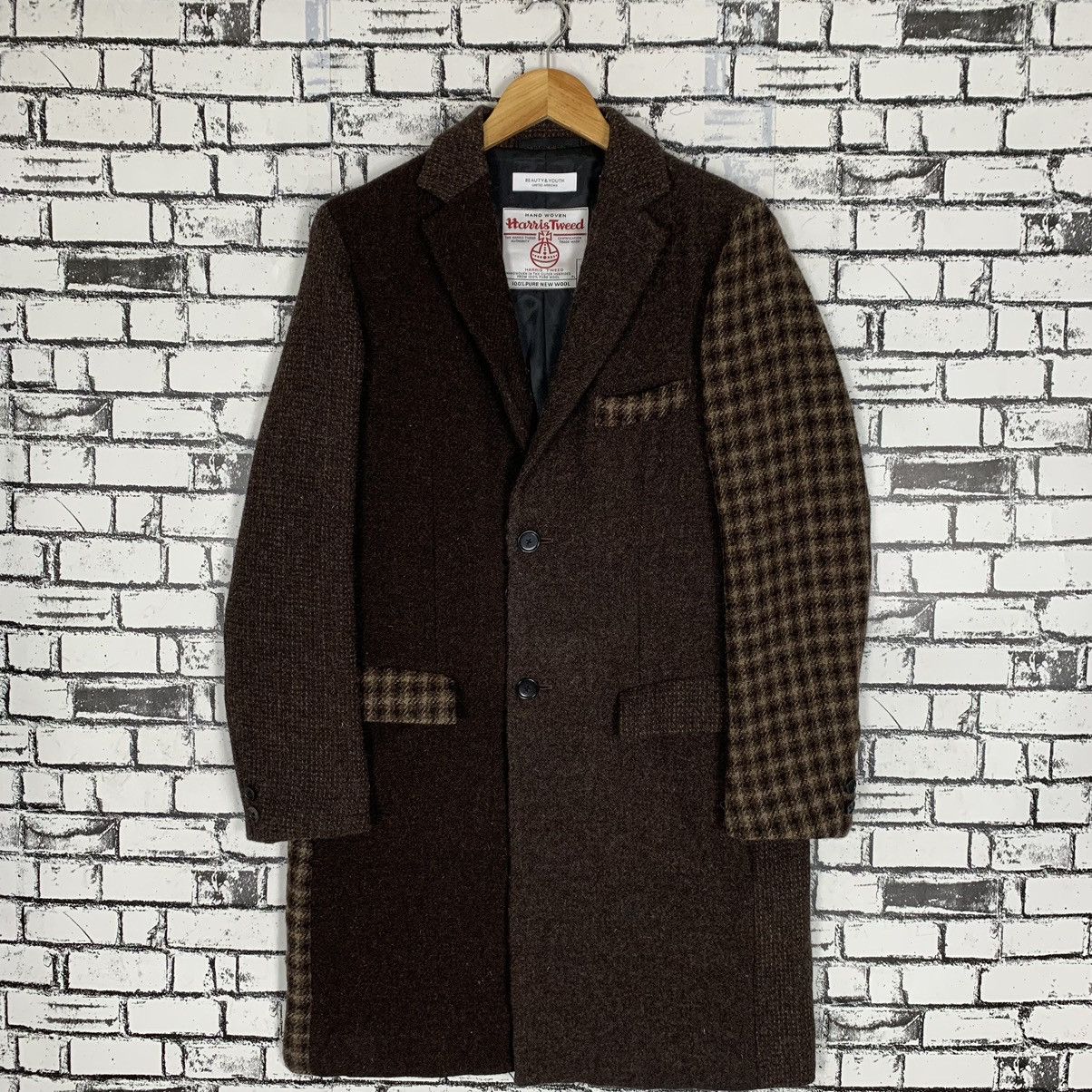 BEAUTY&YOUTH × Harris Tweed × United Arrows Beauty&Youth United Arrows Harris Tweed Wool Coat Blazer Size M / US 6-8 / IT 42-44 - 1 Thumbnail