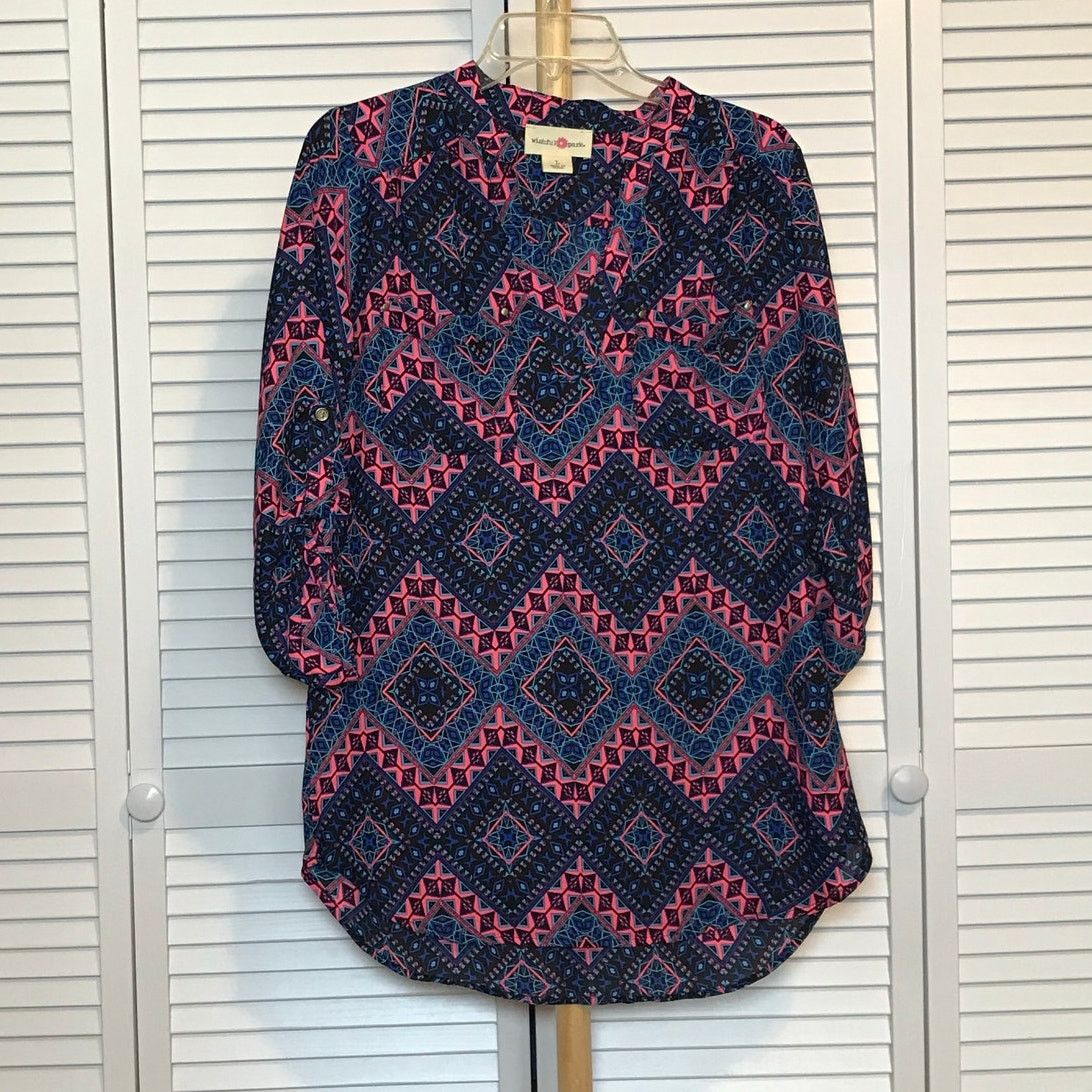Other Wishful Park Bohemian V-Neck Long Sleeve Relaxed Blouse L Size L / US 10 / IT 46 - 1 Thumbnail