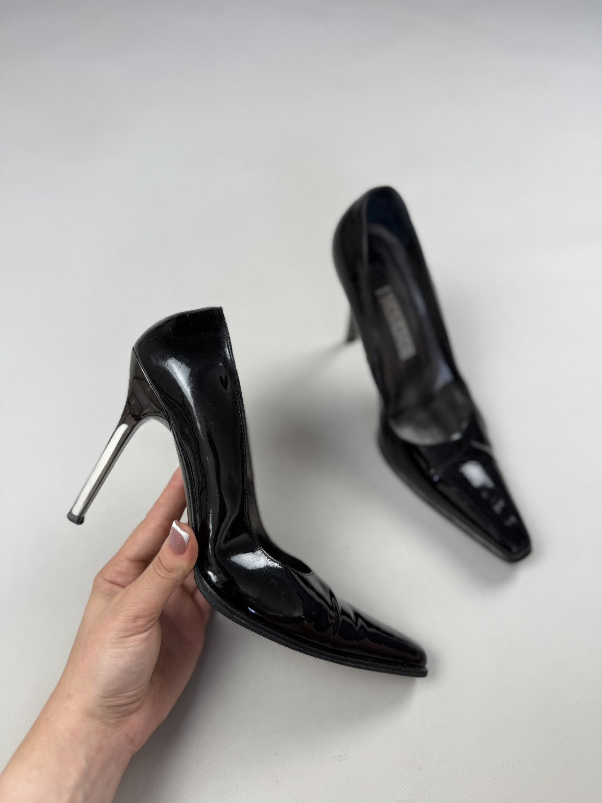 Casadei Casadei Ladies Leather Pump Heels Dress Shoes Size 8.5 Size US 8.5 / IT 38.5 - 5 Thumbnail