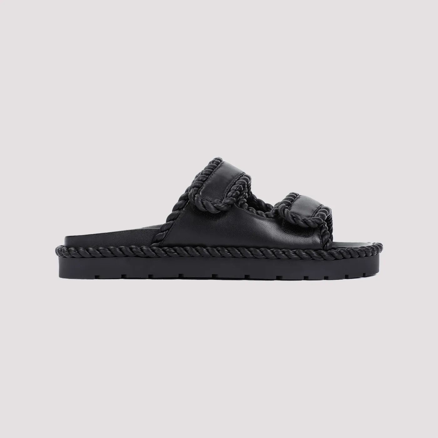 Bottega Veneta o1n1vont1125 Jack Flat Mule Slip on in Black Size US 8 / IT 38 - 1 Thumbnail