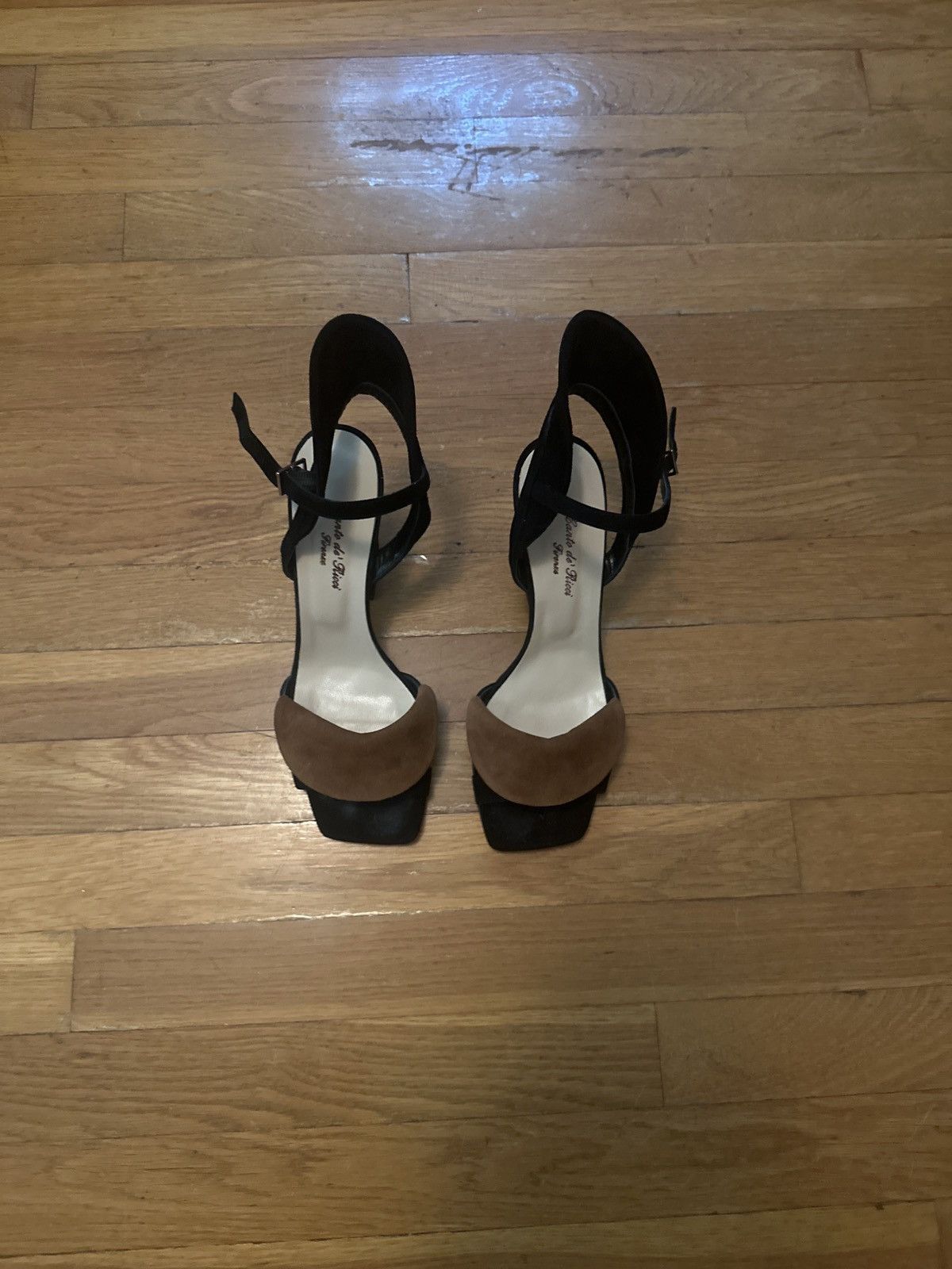 Other Canto de ricci Black and brown suede high heels Size US 10 / IT 40 - 1 Thumbnail