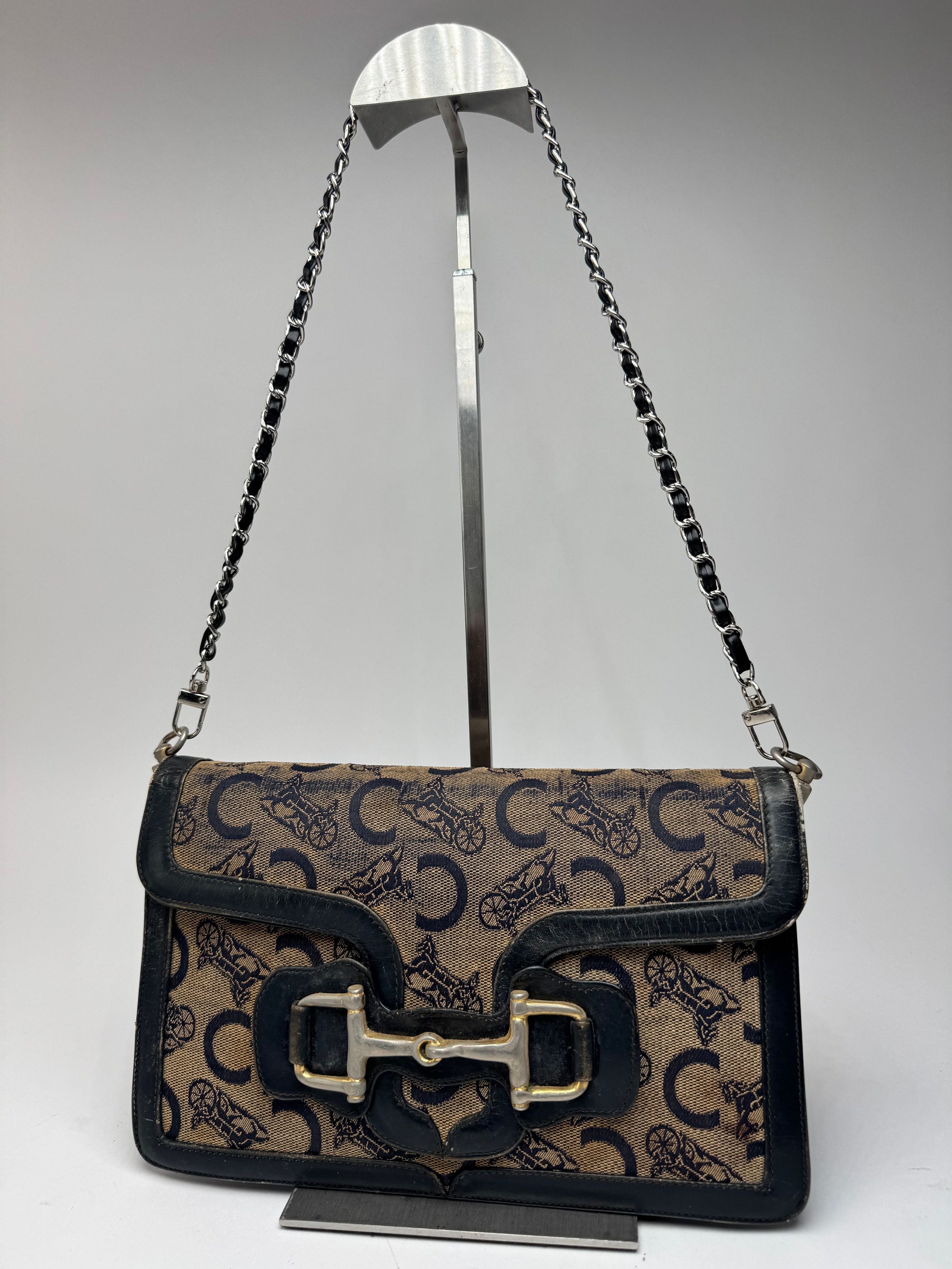 Celine Vintage Macadam Monogram Grecy Bag Size ONE SIZE - 1 Thumbnail