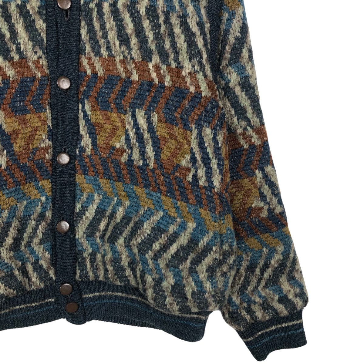 Japanese Brand 🔥Vintage Bomber Cardigan Jacket Japan Coogi Design Size US L / EU 52-54 / 3 - 5 Thumbnail