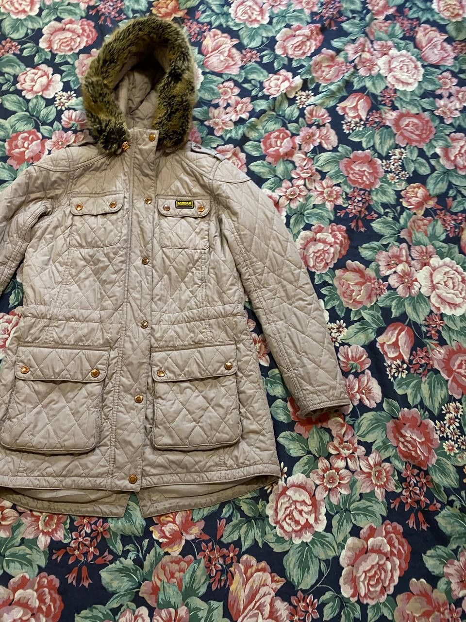 Barbour Y2K Womens Down Jacket Logo Barbour Streetwear Size M / US 6-8 / IT 42-44 - 9 Thumbnail