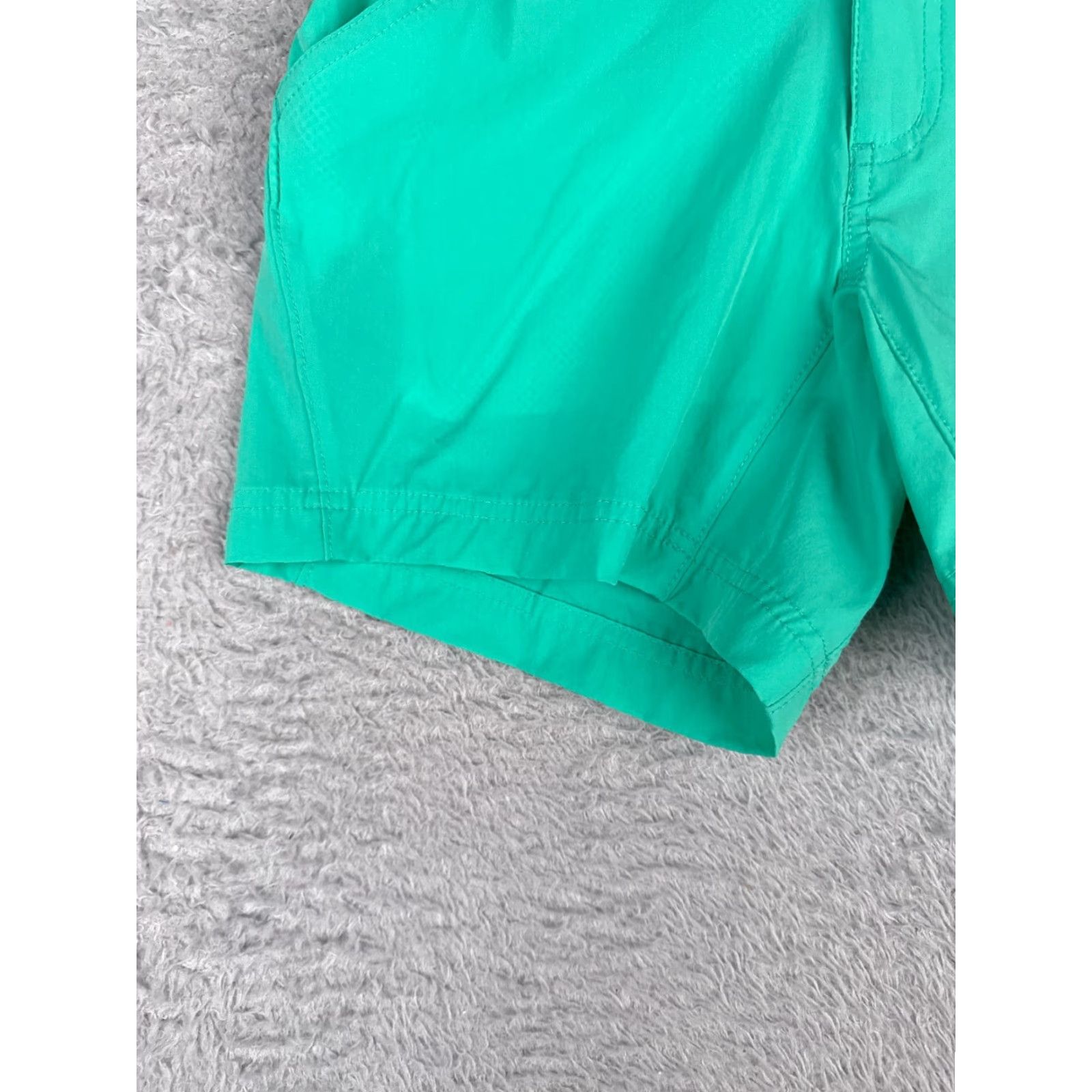 Vintage Columbia Shorts Womens 2 Teal PFG Chino Nylon Blend Boating Fishing Casual 28x5 Size 26" / US 2 / IT 38 - 3 Thumbnail