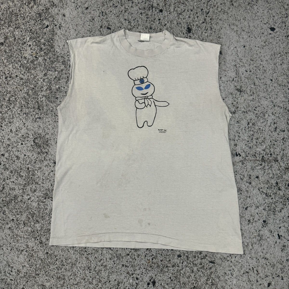 Vintage 90s Doughboy Thrashed Mobtown Chicago Shirt ERD Grunge Size US XL / EU 56 / 4 - 7 Thumbnail
