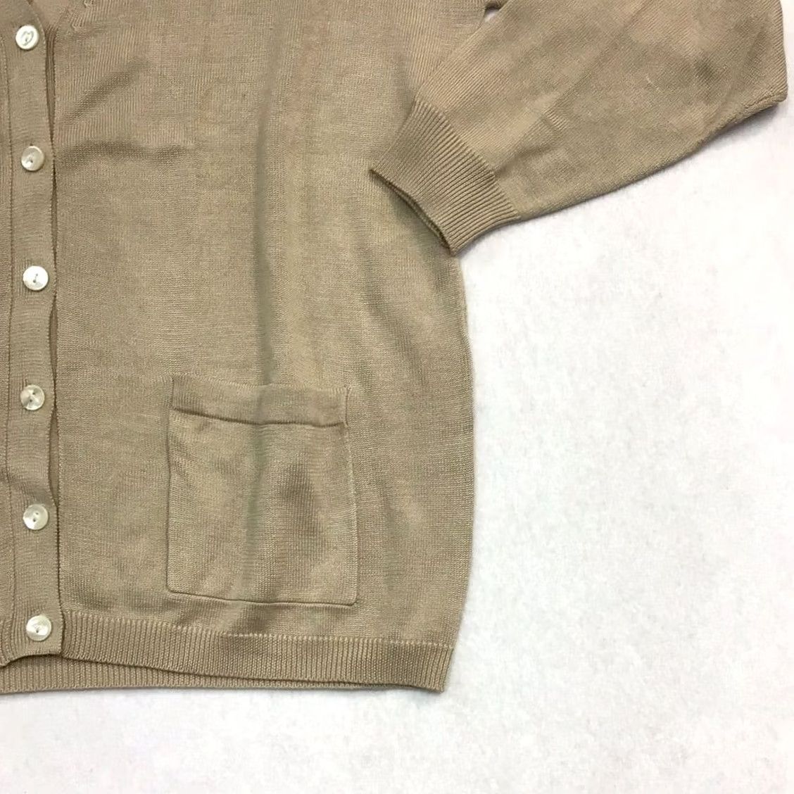 Talbots VINTAGE Women Talbots Cardigan XL Brown Tan Cardigan Women XL Talbots Cardigan Size XL / US 12-14 / IT 48-50 - 3 Thumbnail