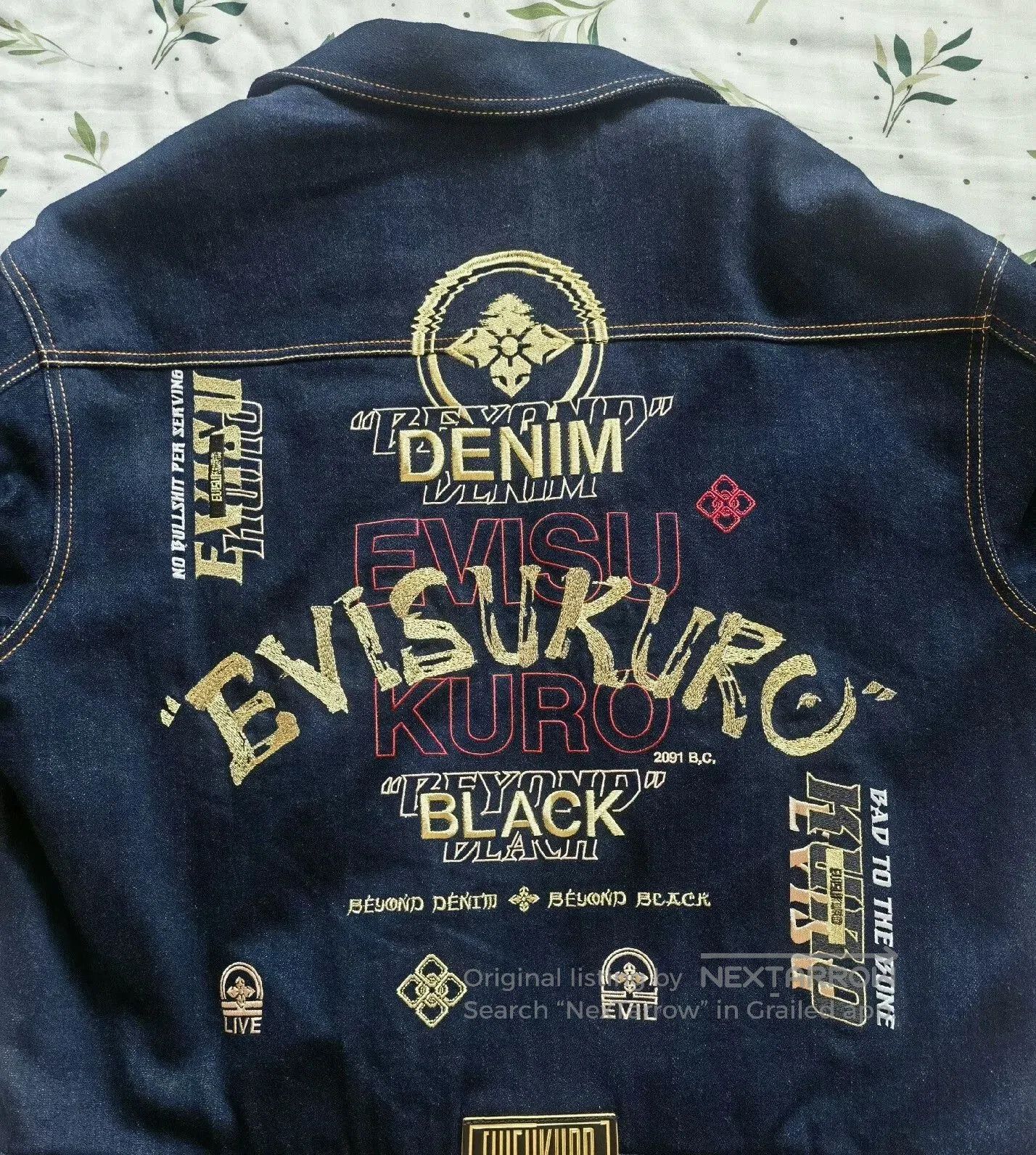 Evisu EVISU Quilted Jacket. Size US XL / EU 56 / 4 - 1 Thumbnail