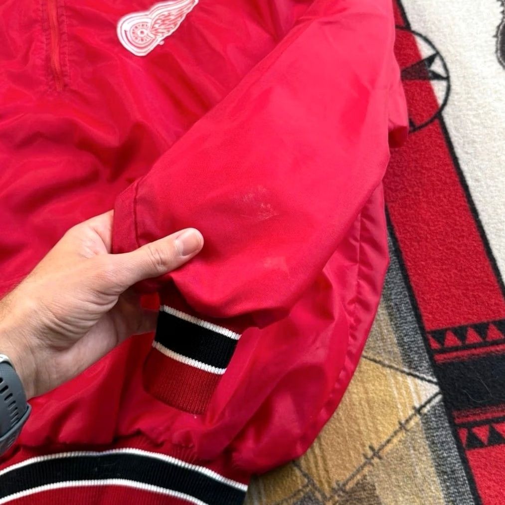 Vintage VINTAGE Nike 90s Detroit Red Wings Windbreaker Jacket XL Made In USA Mens Size US XL / EU 56 / 4 - 6 Thumbnail