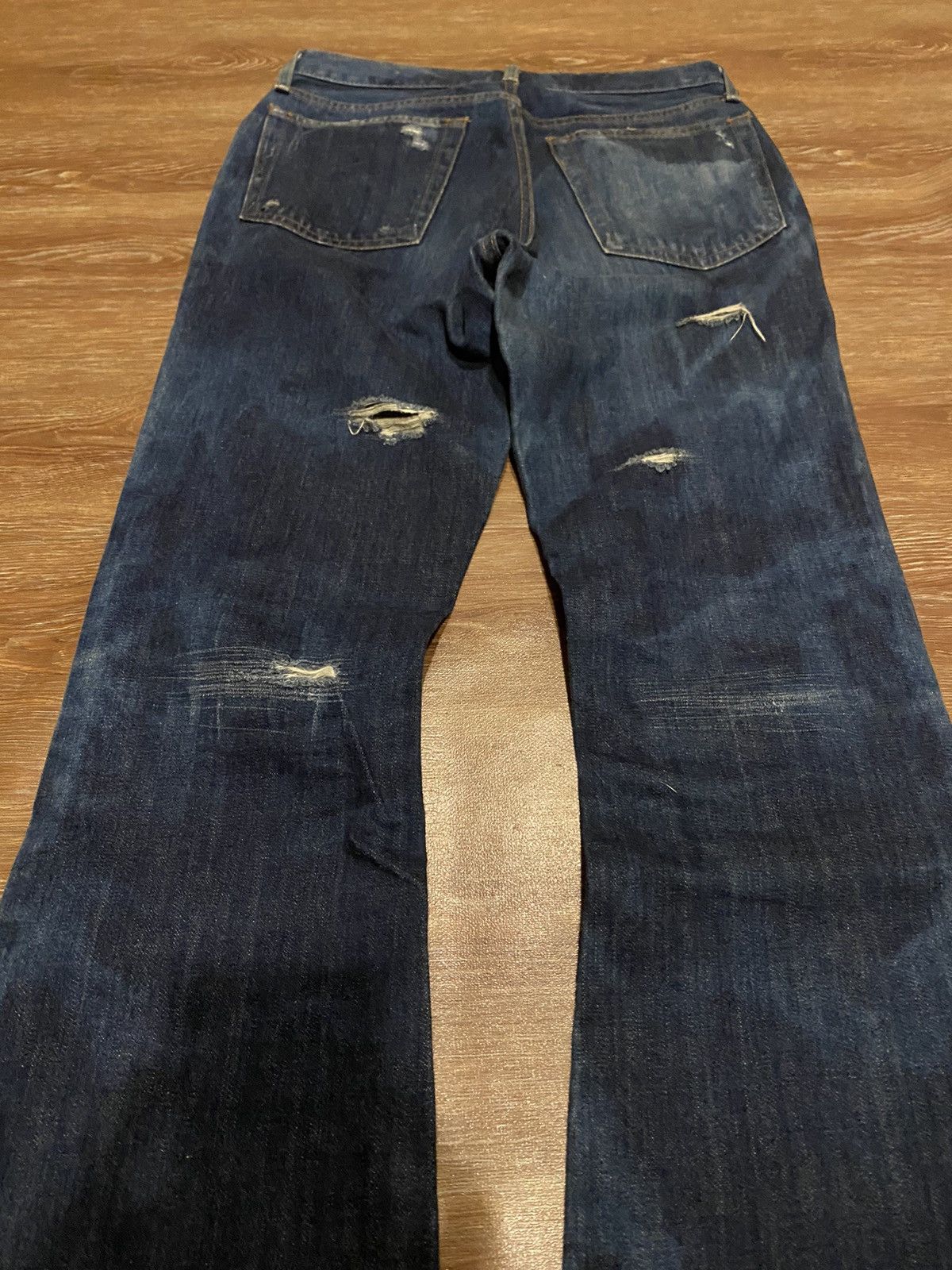 Flare jeans Edwin distressed vintage crazy wash Boot Cut
