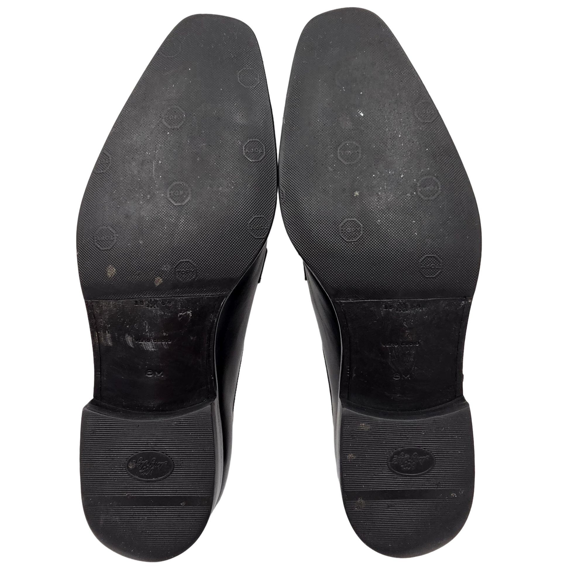 Mezlan Mezlan Spain Mens 8 Black Calfskin Leather Dress Shoes Derby Size US 8 / EU 41 - 3 Thumbnail