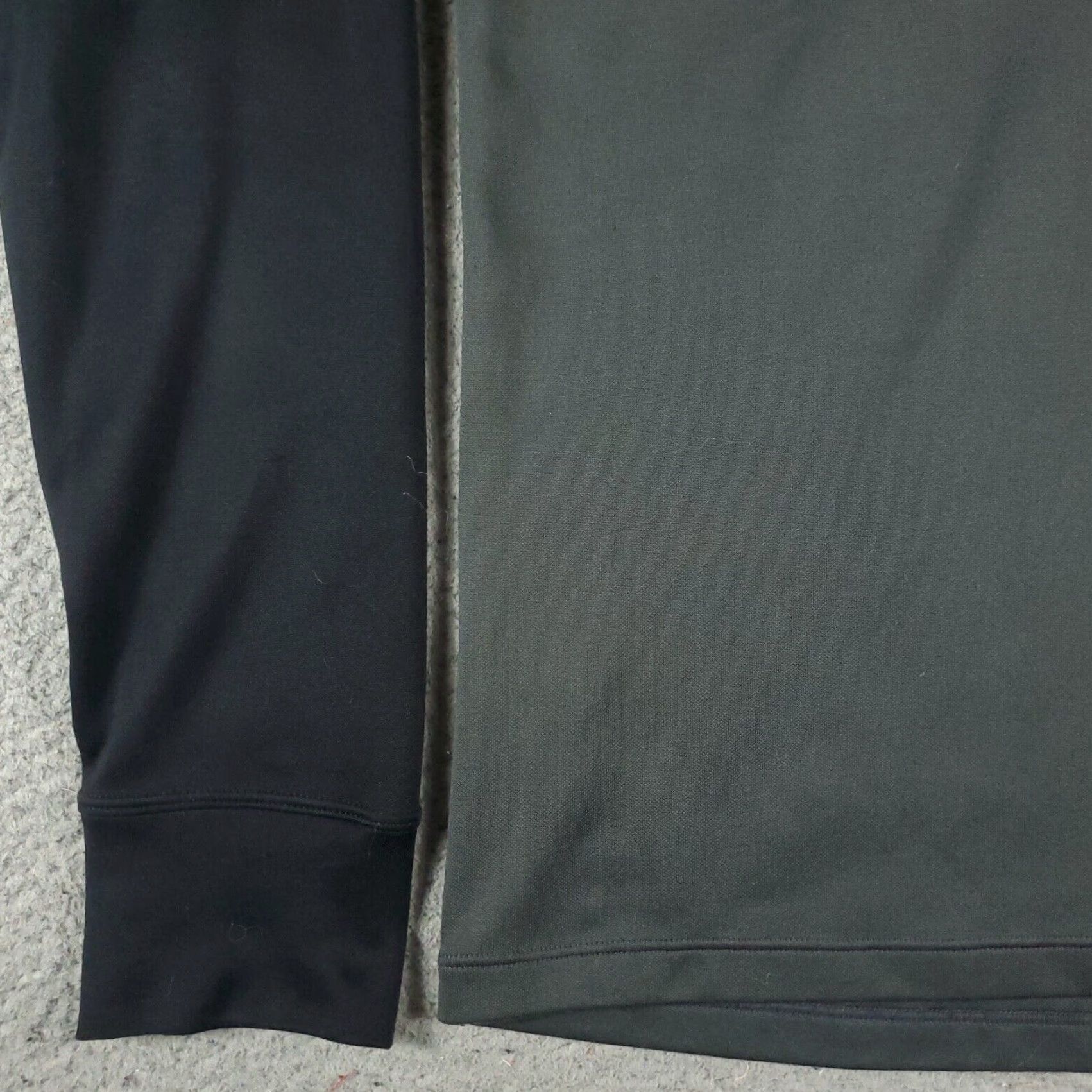 Nike Nike Pullover Sweater Womens Size S Black/Gray 1/4 Zip Mock Neck Pockets Size S / US 4 / IT 40 - 3 Thumbnail