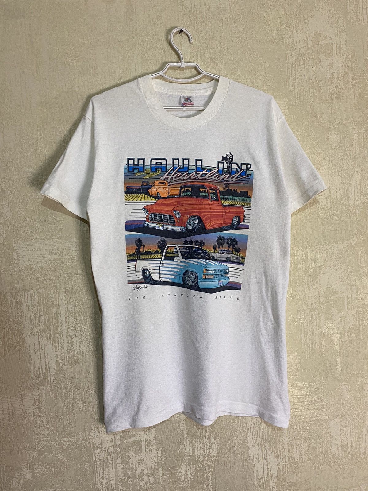 NASCAR × Vintage Vintage Haulin Heartland Lone Star Car T-shirt Size US XL / EU 56 / 4 - 1 Thumbnail