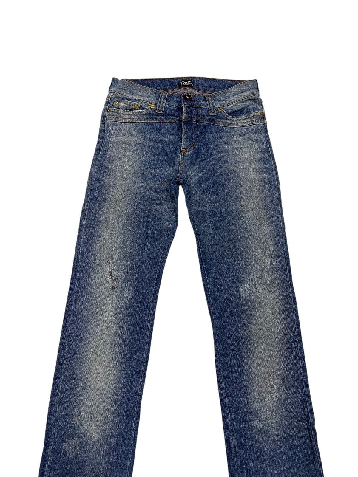 Dolce & Gabbana 🇮🇹 D&G Japan Market Skinny Denim Jeans Size 25" / US 0 / IT 36 - 6 Thumbnail
