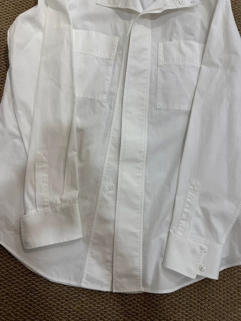 Louis Vuitton Louis Vuitton Louis Vuitton White Long Sleeve Shirt Size S Size US S / EU 44-46 / 1 - 2 Thumbnail