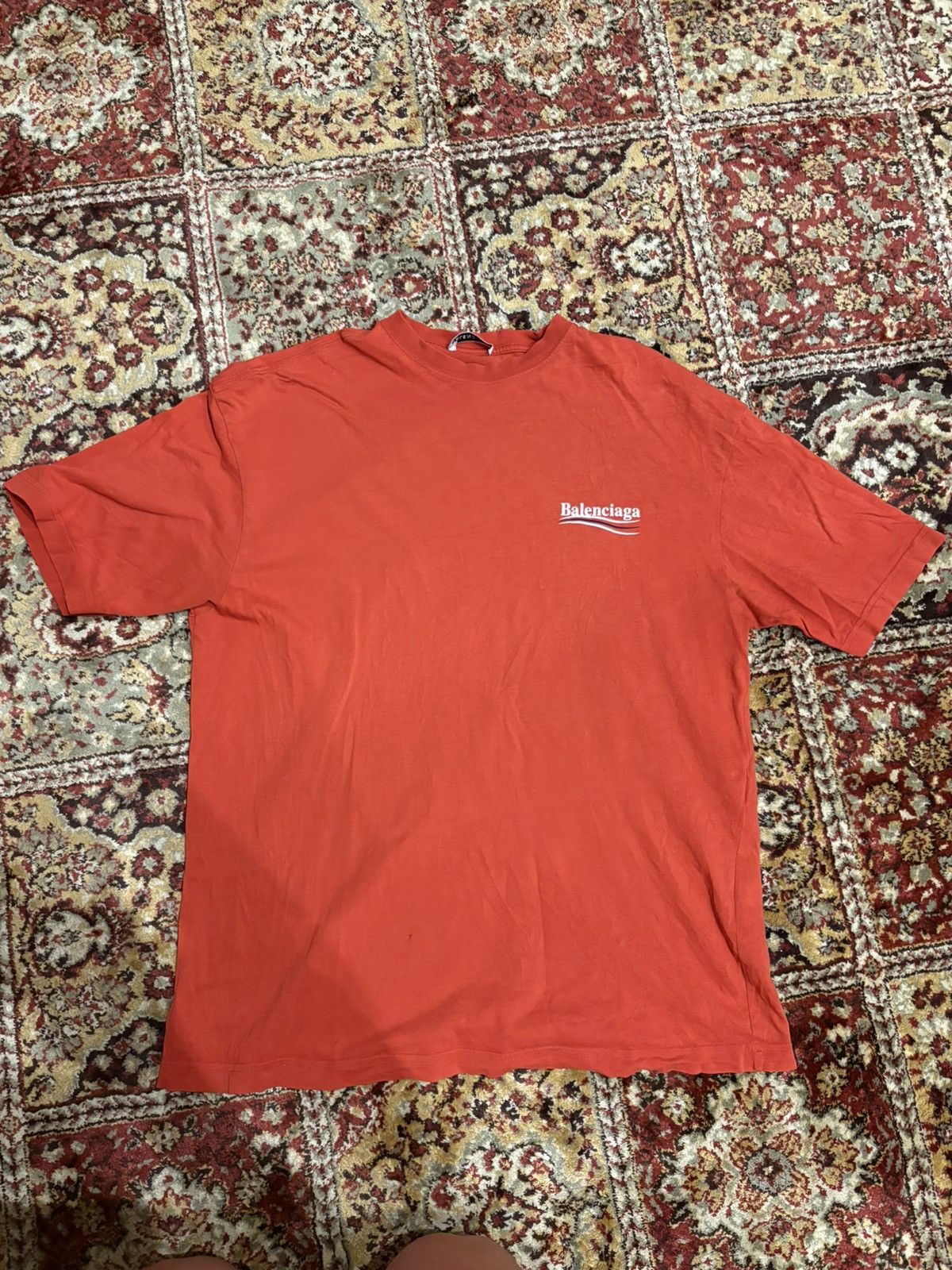 Balenciaga Balenciaga political campaign tee Size US S / EU 44-46 / 1 - 1 Thumbnail
