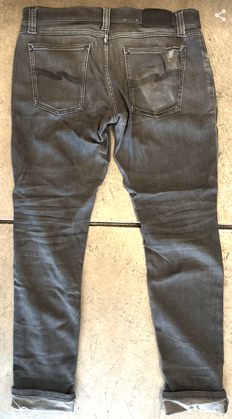 Nudie Jeans Black Nudie Jeans 30/32, patched Size US 30 / EU 46 - 6 Thumbnail
