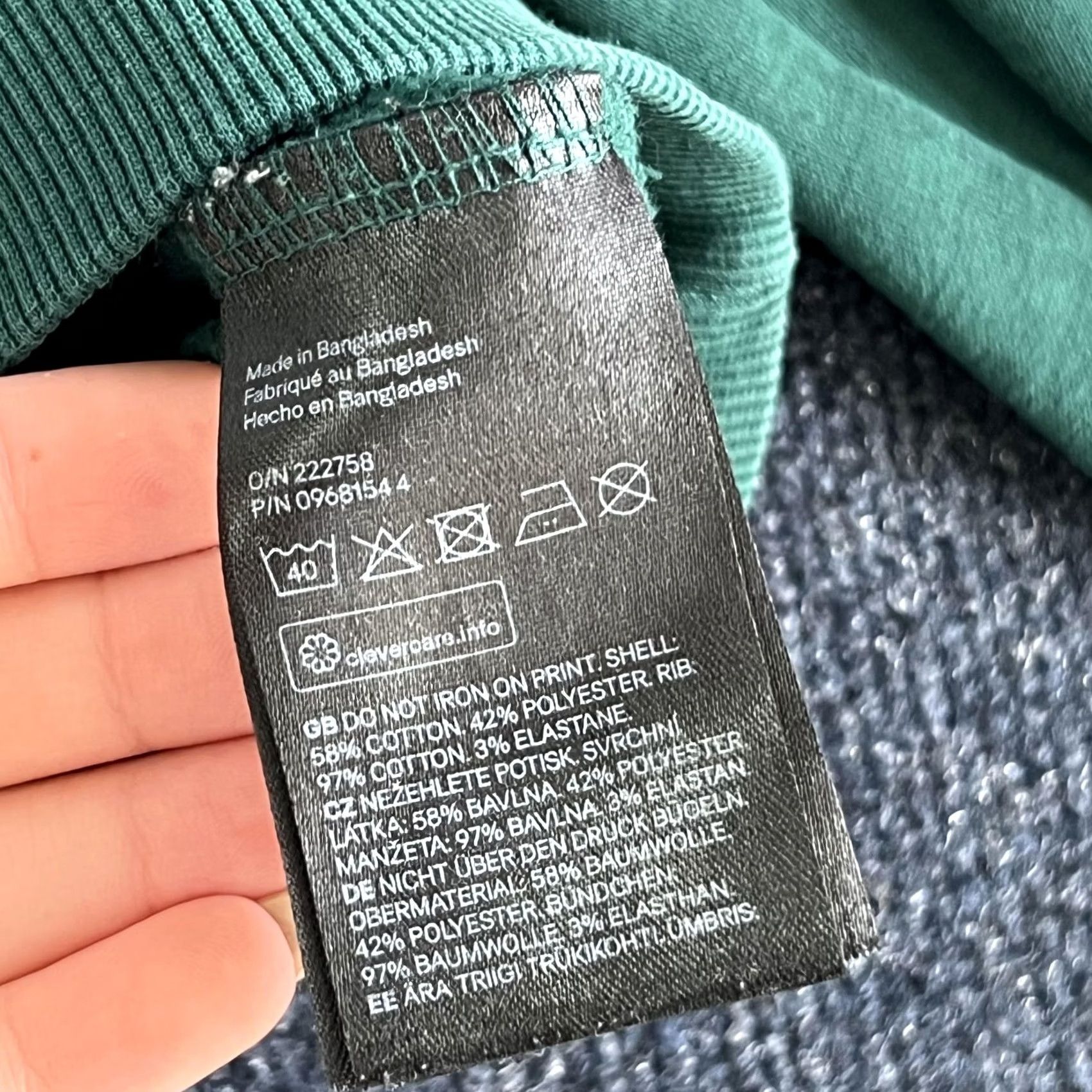 Vintage Nebraska Sweatshirt Mens 3XL Green Eagle Midwest USA America Graphic Fleece Size US XXL / EU 58 / 5 - 6 Thumbnail