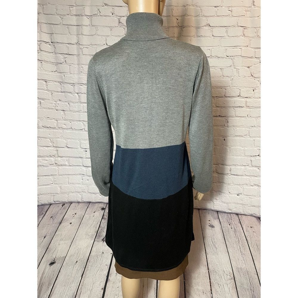 Other Camaieu Long Sleeve Turtleneck Colorblock Knit Tunic Mini D Size L / US 10 / IT 46 - 5 Thumbnail
