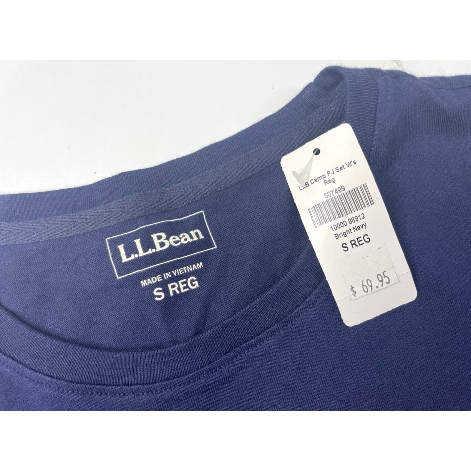 Vintage NWT L.L. Bean Womens Pajama Top Shirt Long Sleeve The Way Life Should Be SMALL Size S Blue Size S / US 4 / IT 40 - 2 Thumbnail