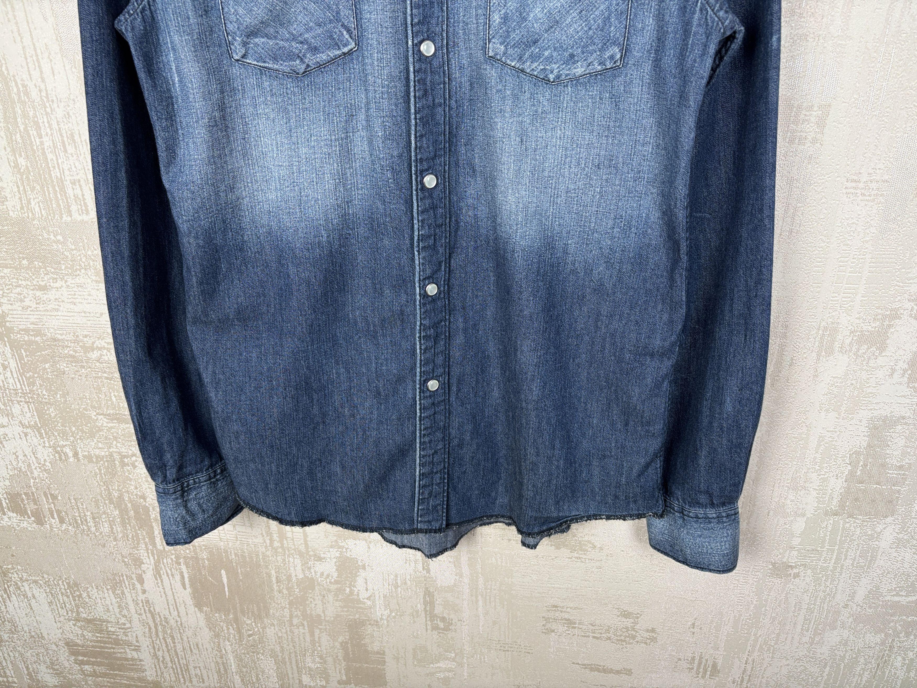 Acne Studios Acne Texas AW11 Pearl Snap Button Denim Long Sleeve Shirt Size US M / EU 48-50 / 2 - 6 Thumbnail
