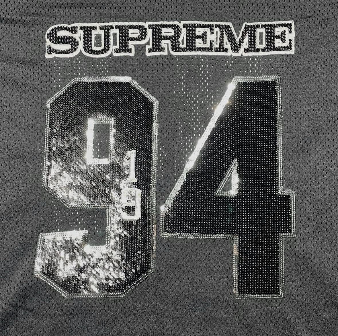 Supreme Supreme Black Sequin Football Jersey Size US L / EU 52-54 / 3 - 2 Thumbnail