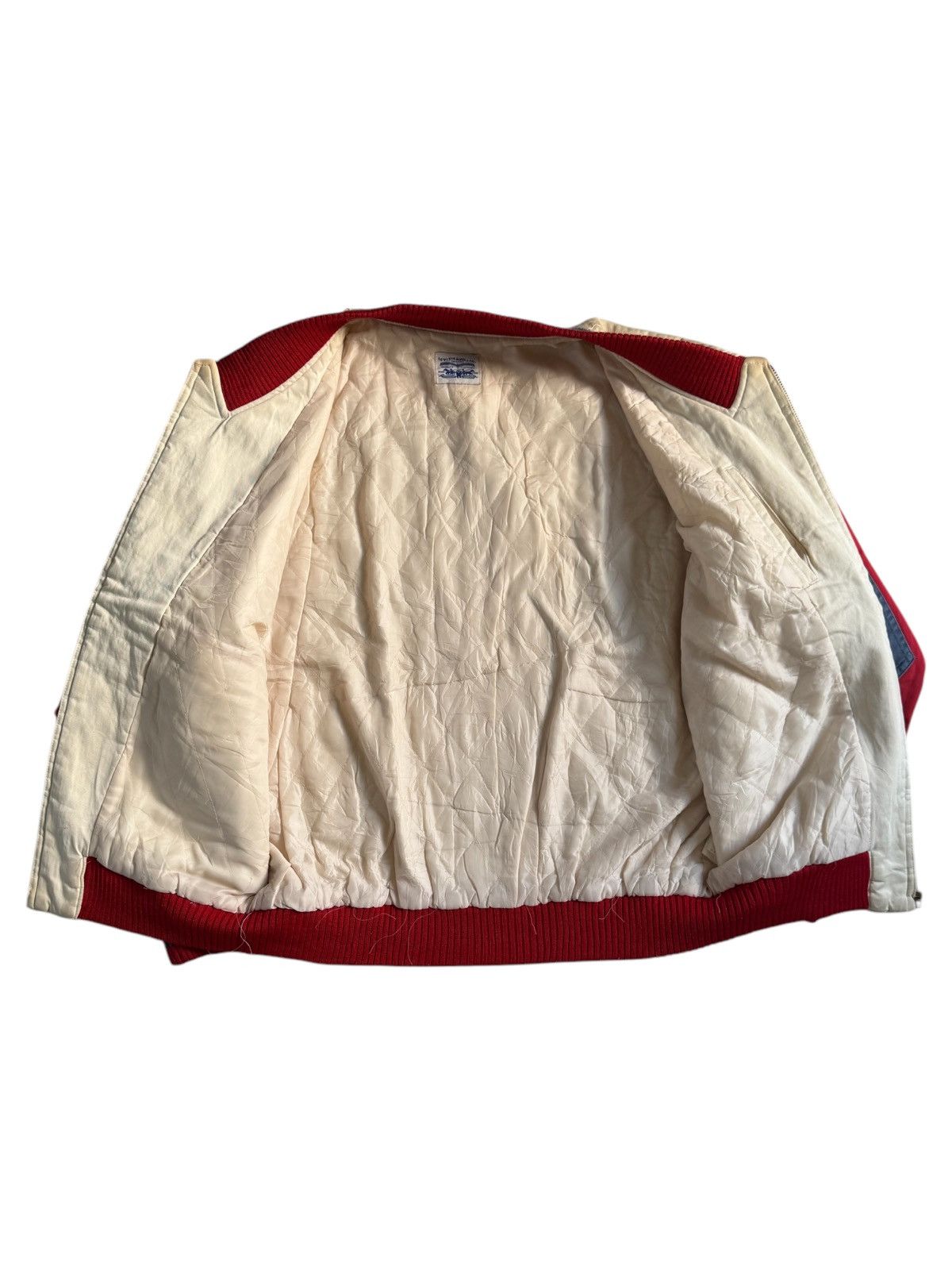 Levi's VERY RARE VINTAGE JACKET DENIM LEVIS JEANS SPELL OUT BIG Size US L / EU 52-54 / 3 - 3 Thumbnail
