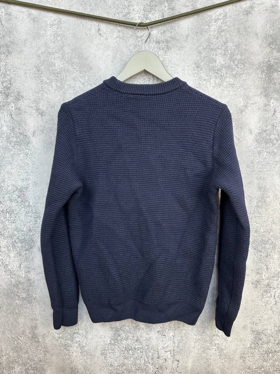 Other Octobre Editions 100% Merino Wool Waffle Knit Sweater Navy Size US XS / EU 42 / 0 - 2 Thumbnail